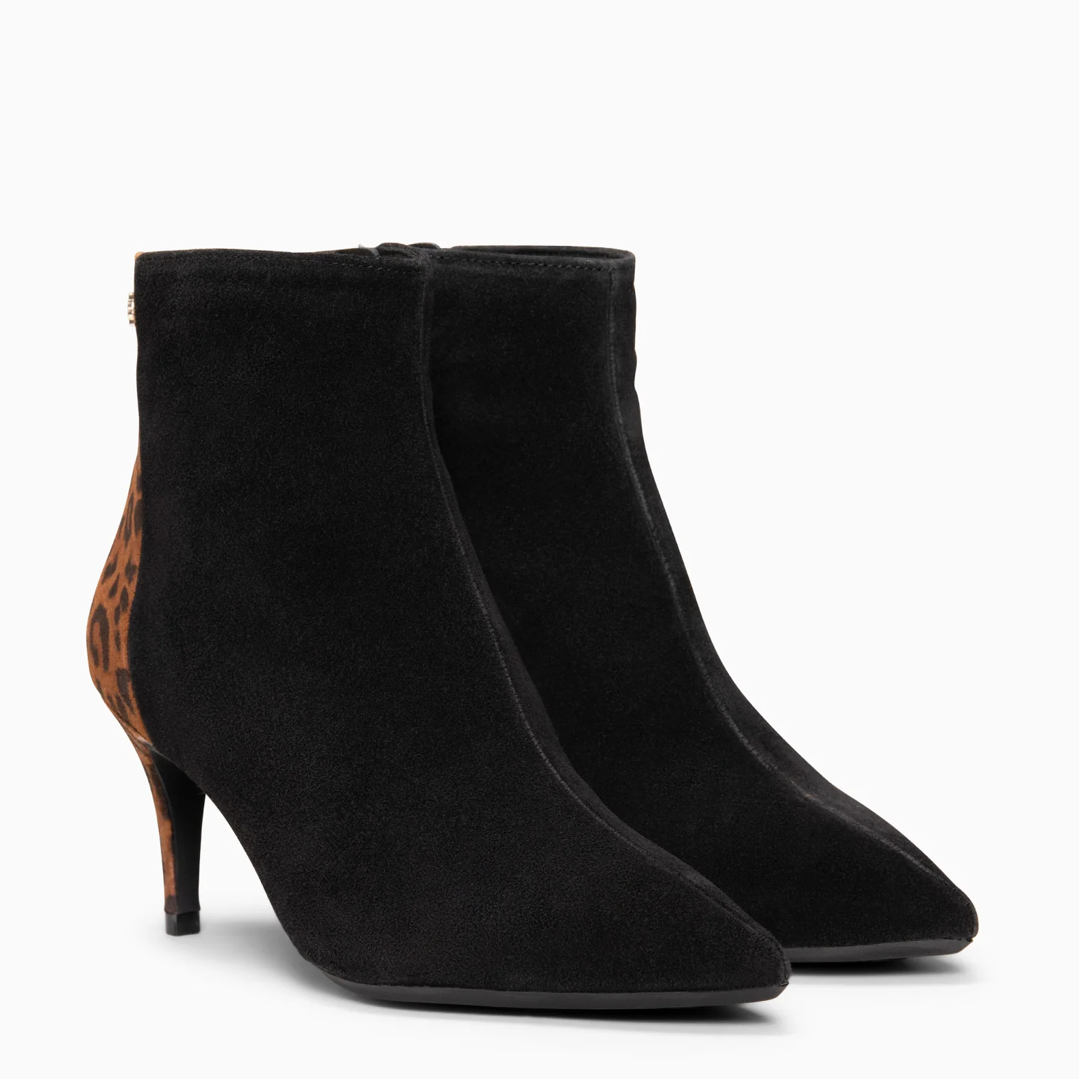 NIGHT - Botines elegantes de tacón fino NEGRO LEOPARDO - Image 4