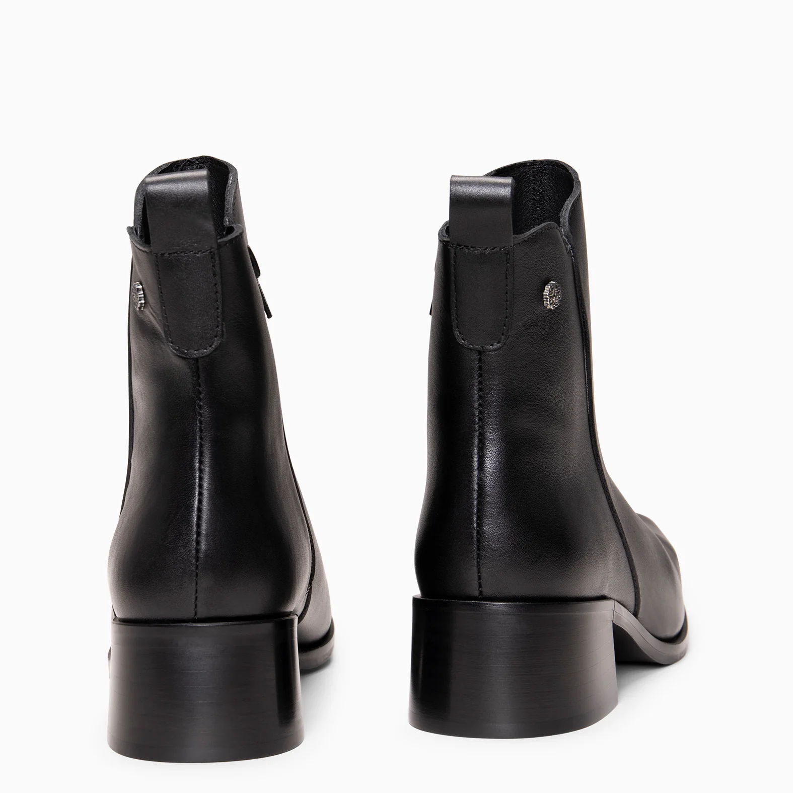 BERLIN - Botines bajos de mujer de piel NEGRO - Image 7