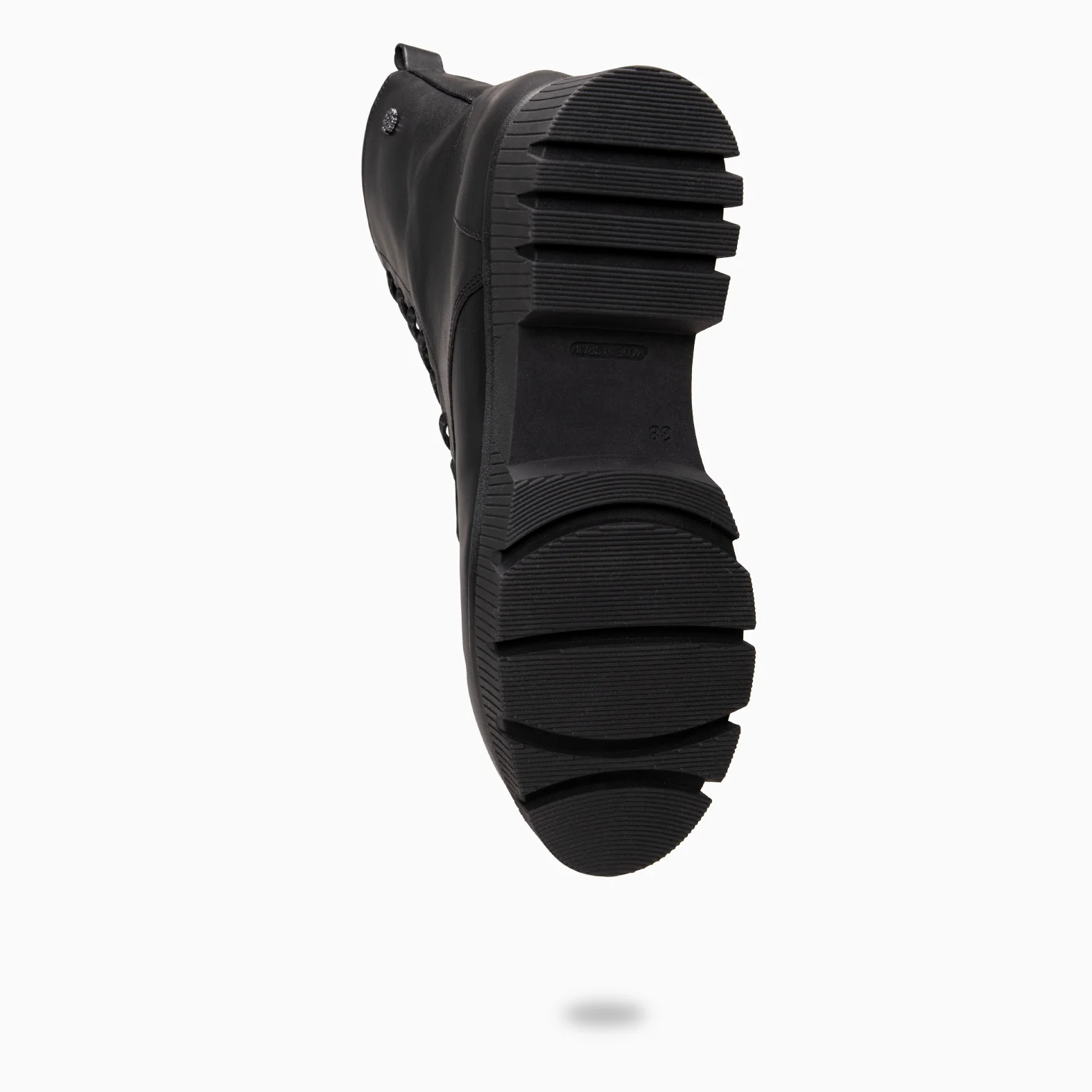 STONE - Botines militares de piel NEGRO - Image 11