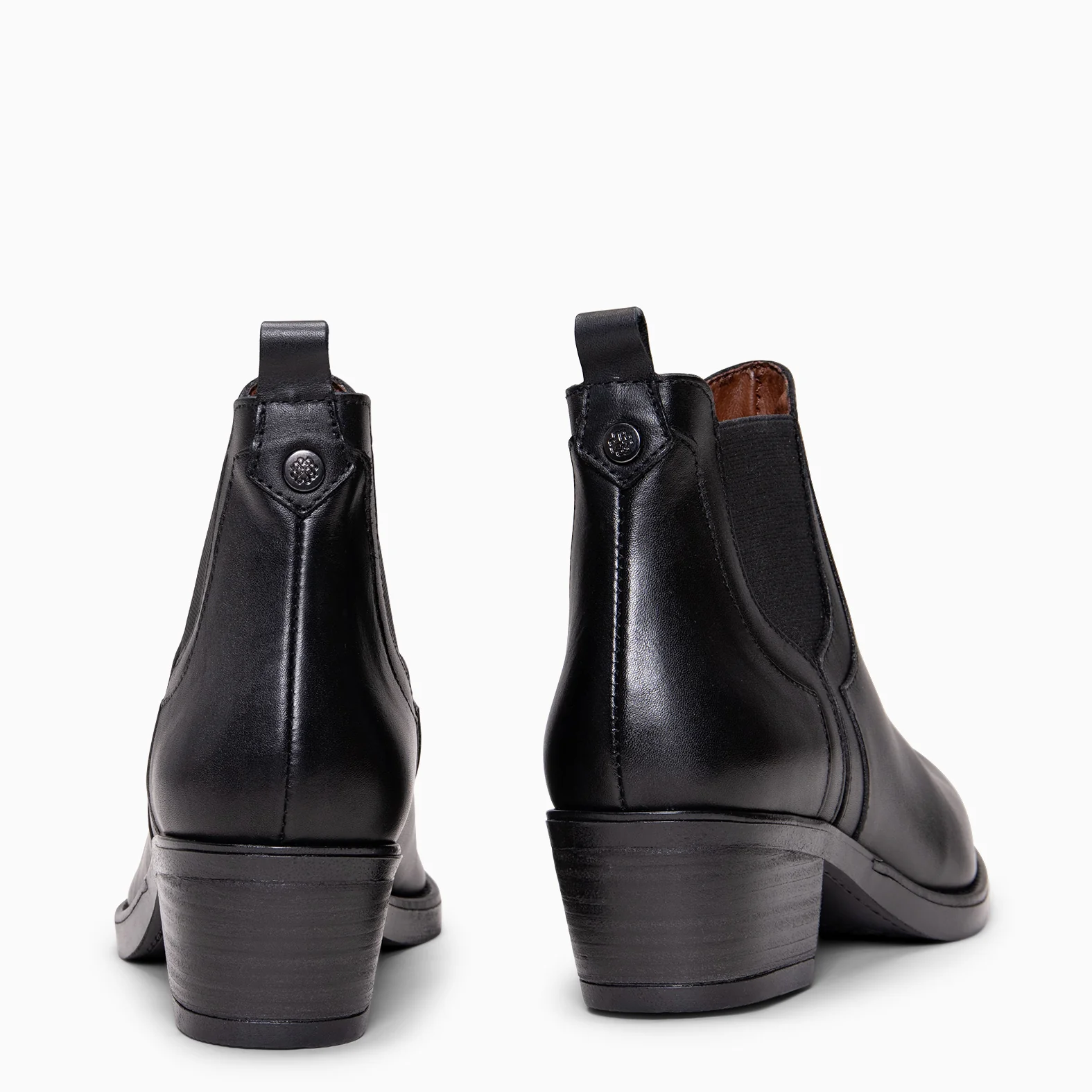BILLY - Botines de tacón tipo Chelsea NEGRO - Image 6