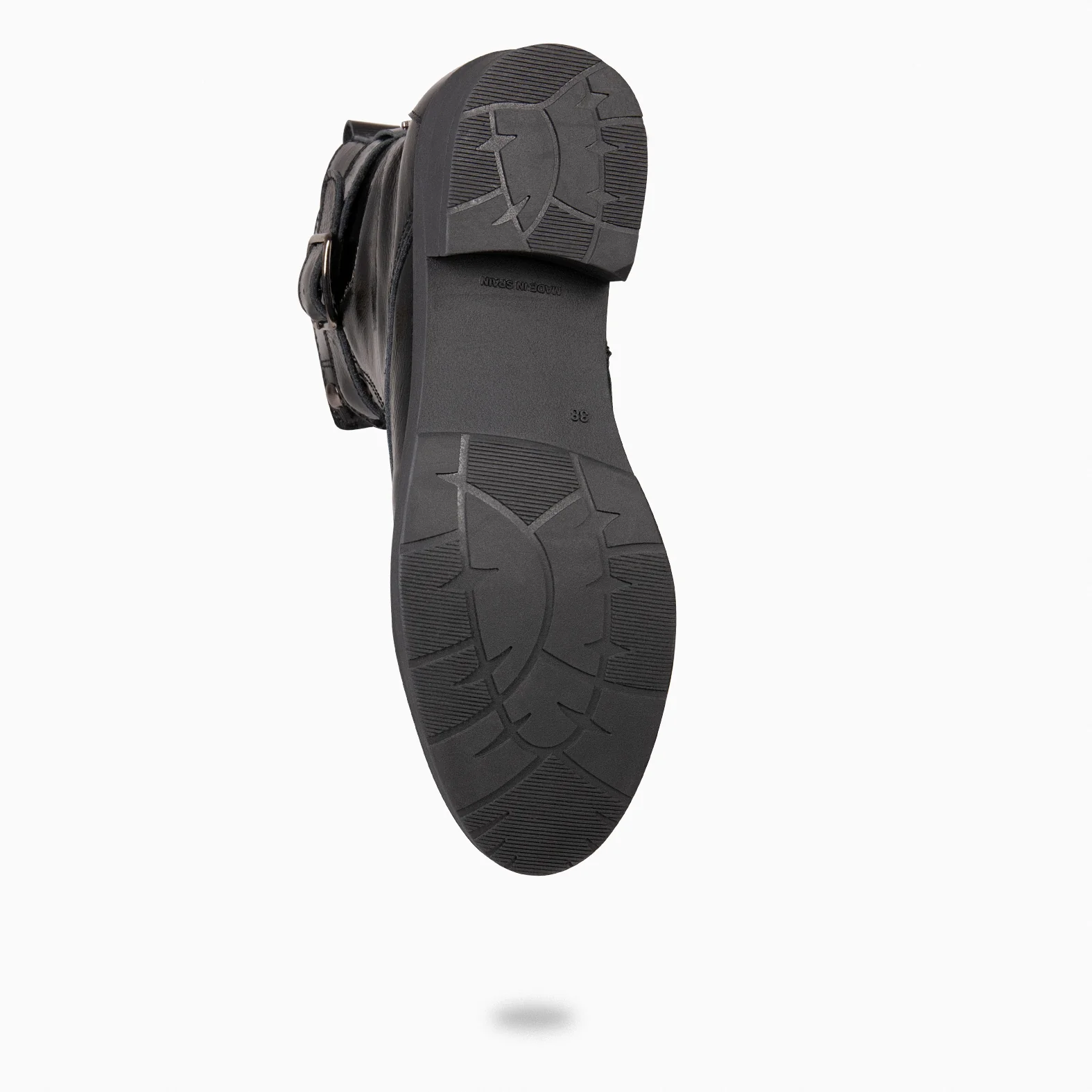 BELFAST – Botines con cordones de piel NEGRO CHAROL - Image 9