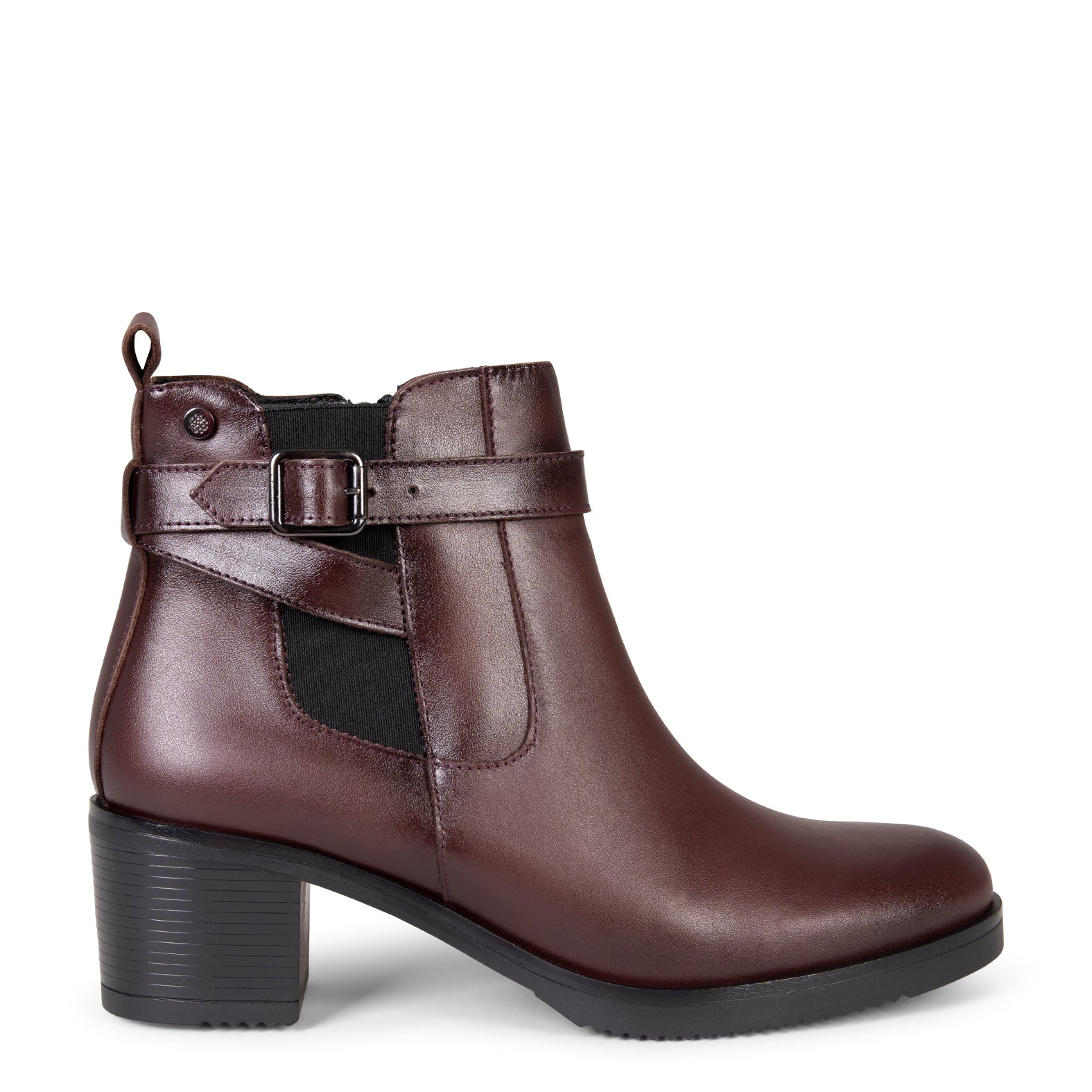 LEMY - Botines BURDEOS de piel de napa - Image 3