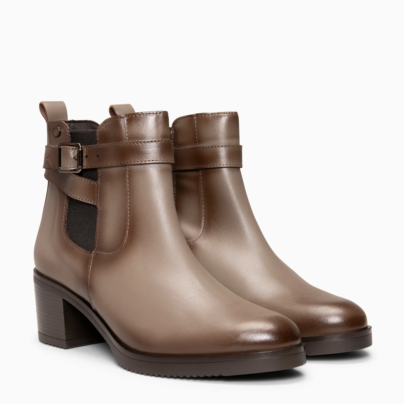 LEMY - Botines TAUPE de piel de napa - Image 2