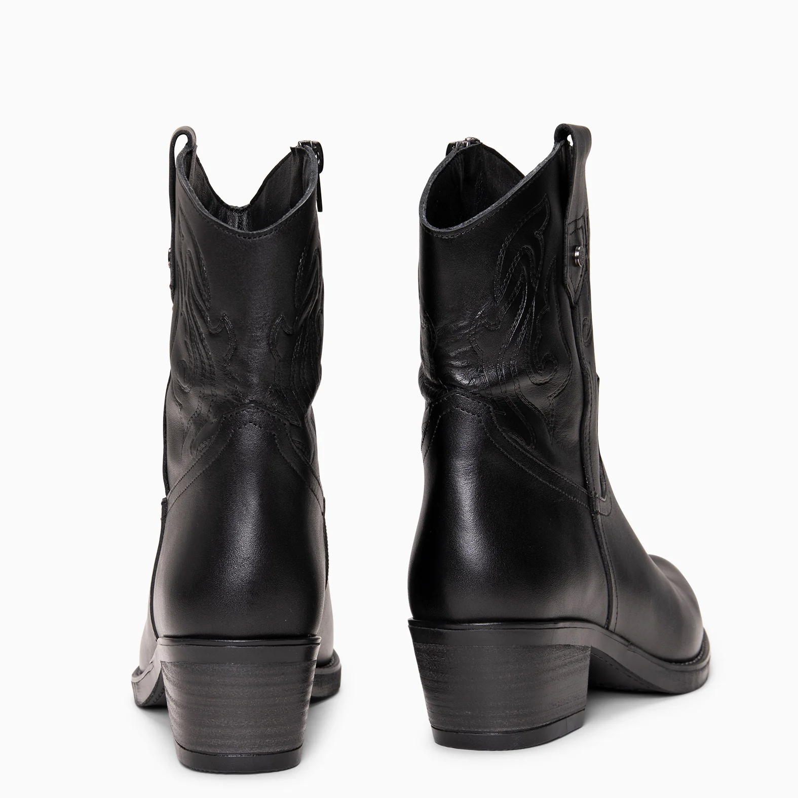 CYRUS - Botines cowboy NEGRO - Image 7