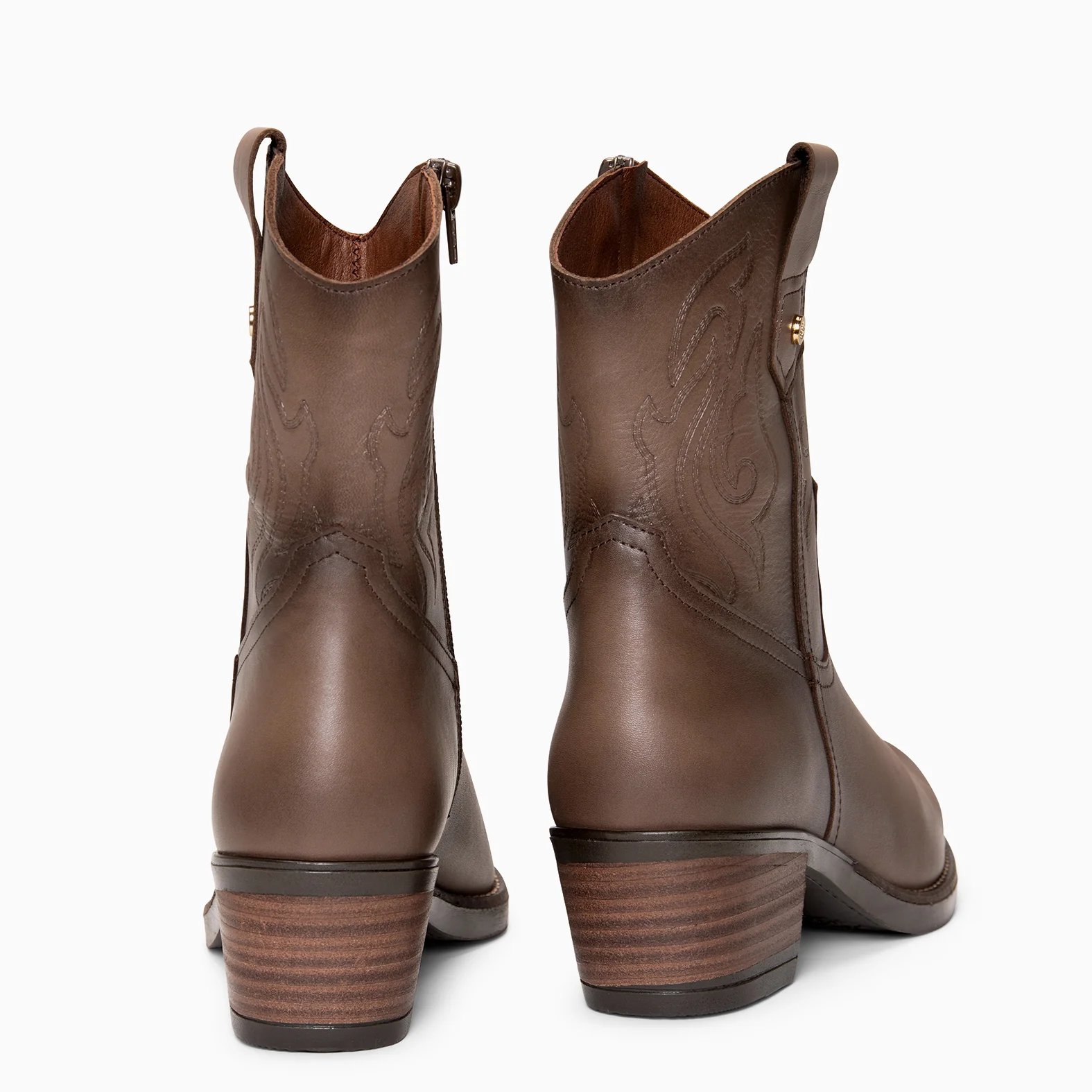 CYRUS - Botines cowboy TAUPE - Image 6