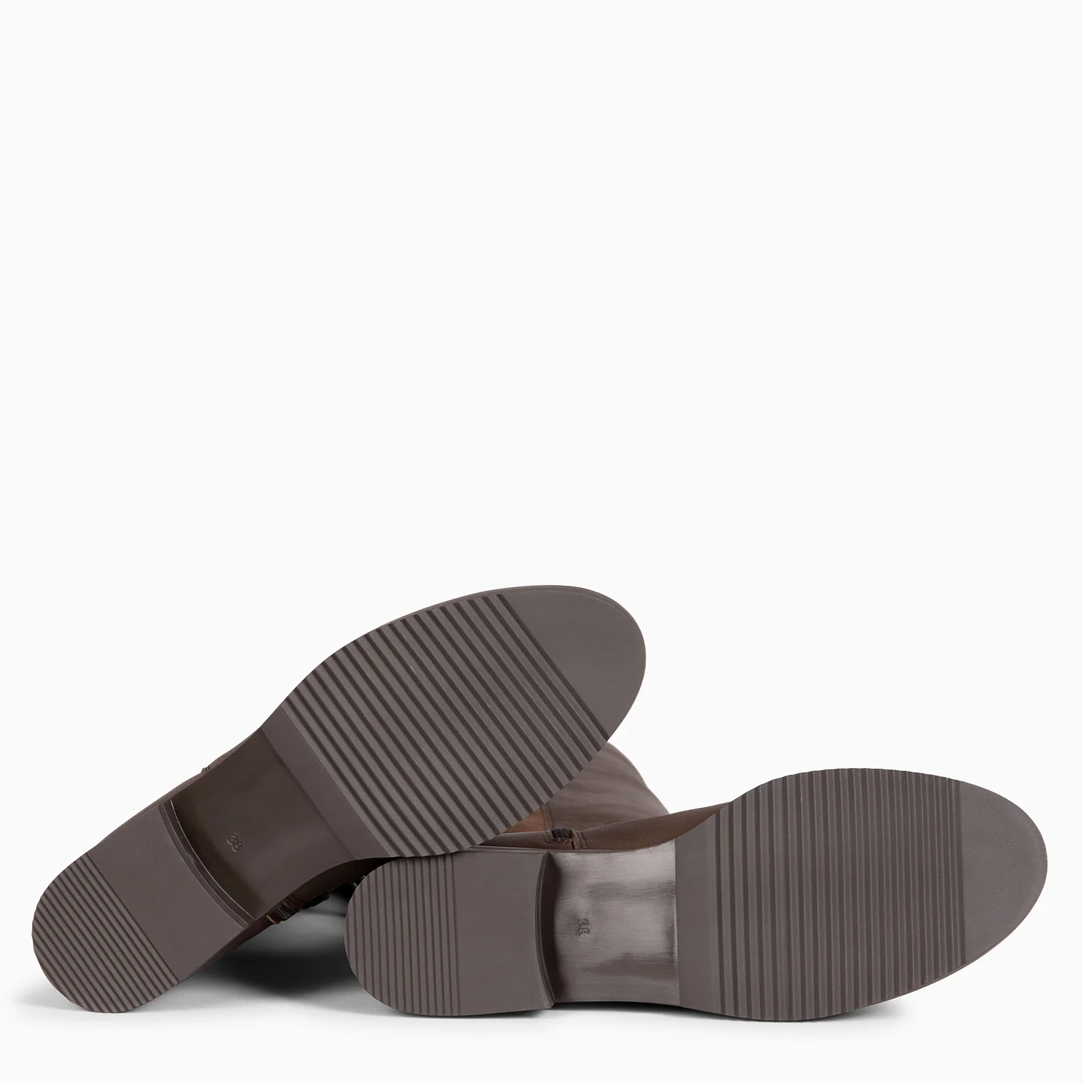 LIA - Bota alta de piel MARRON - Image 10