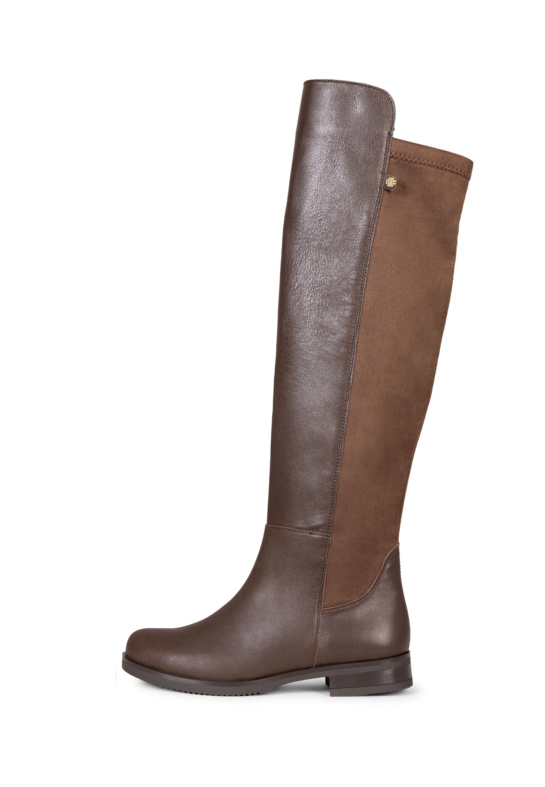 LIA - Bota alta de piel MARRON - Image 6