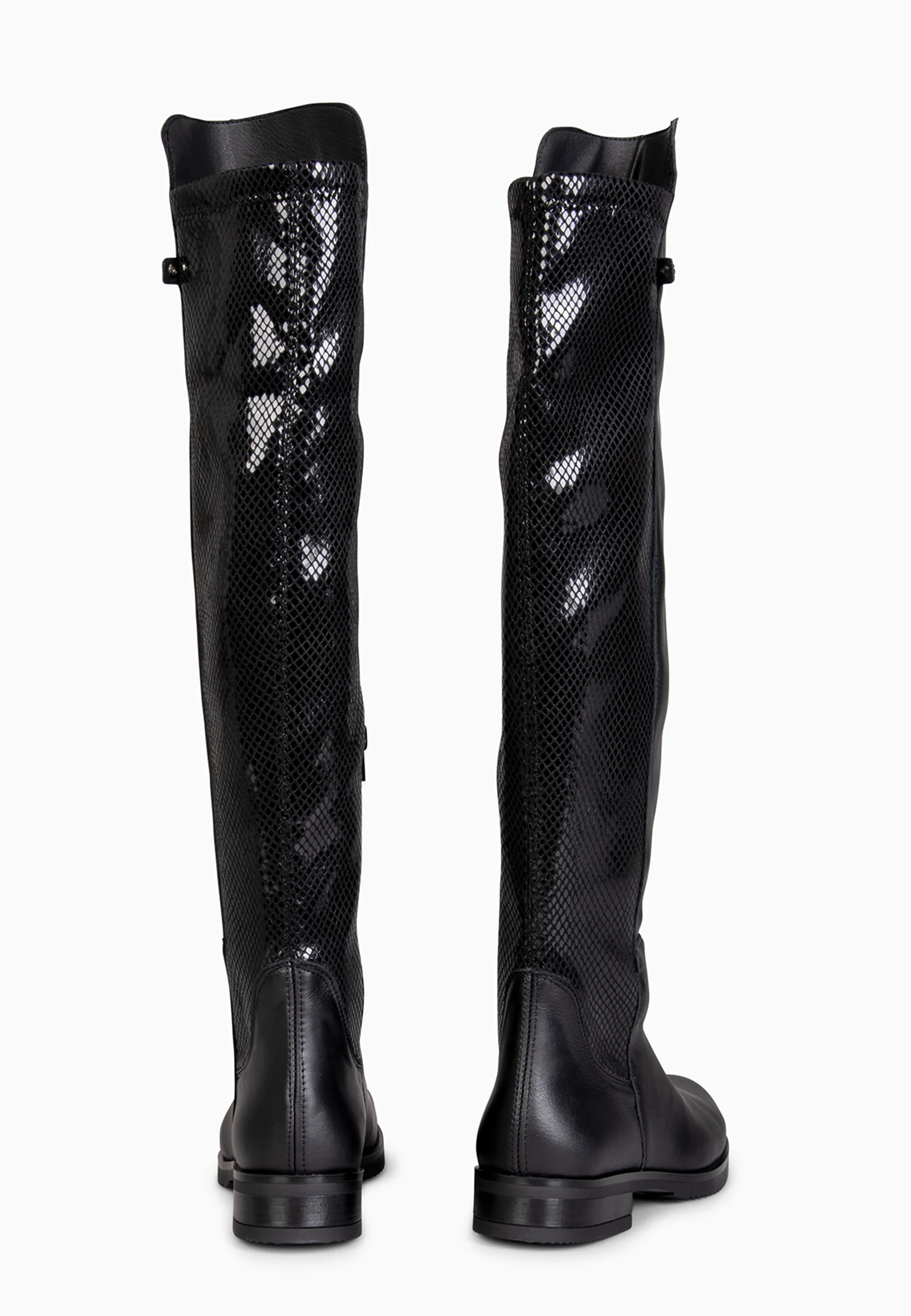 LIA - Bota alta de piel SERPIENTE - Image 8