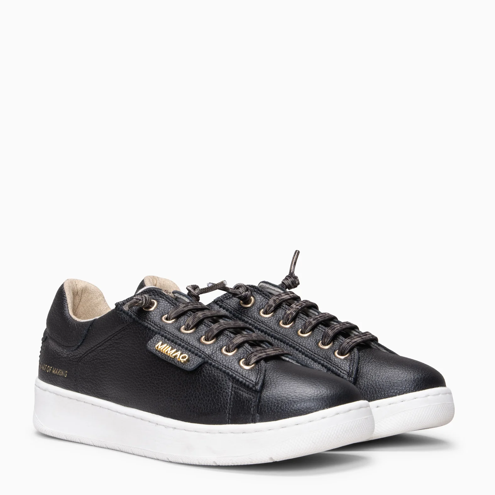 RENNES - Zapatillas con cordones elásticos NEGRO LEOPARDO - Image 2