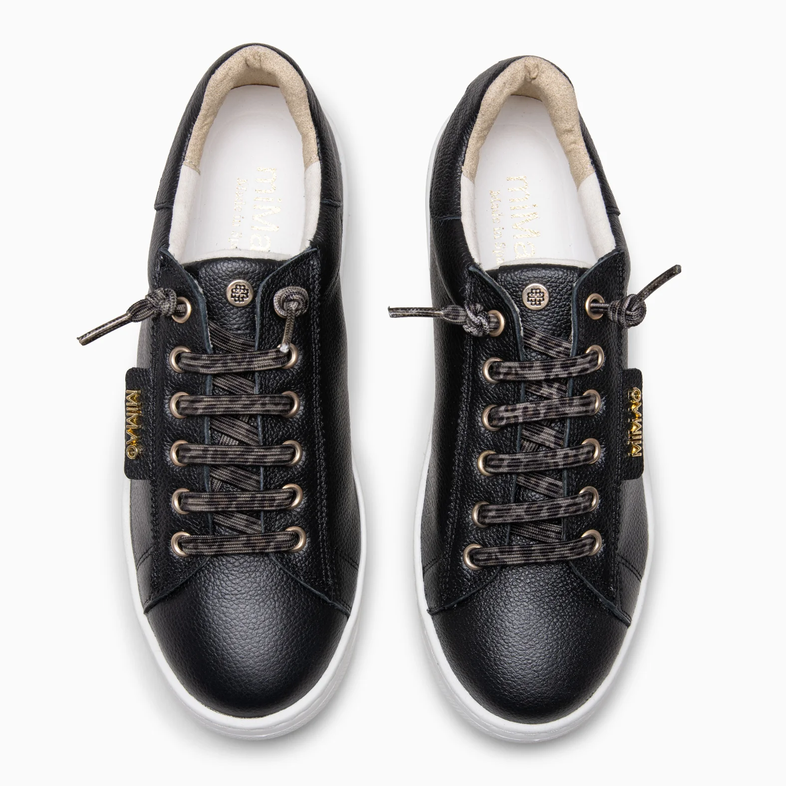 RENNES - Zapatillas con cordones elásticos NEGRO LEOPARDO - Image 6
