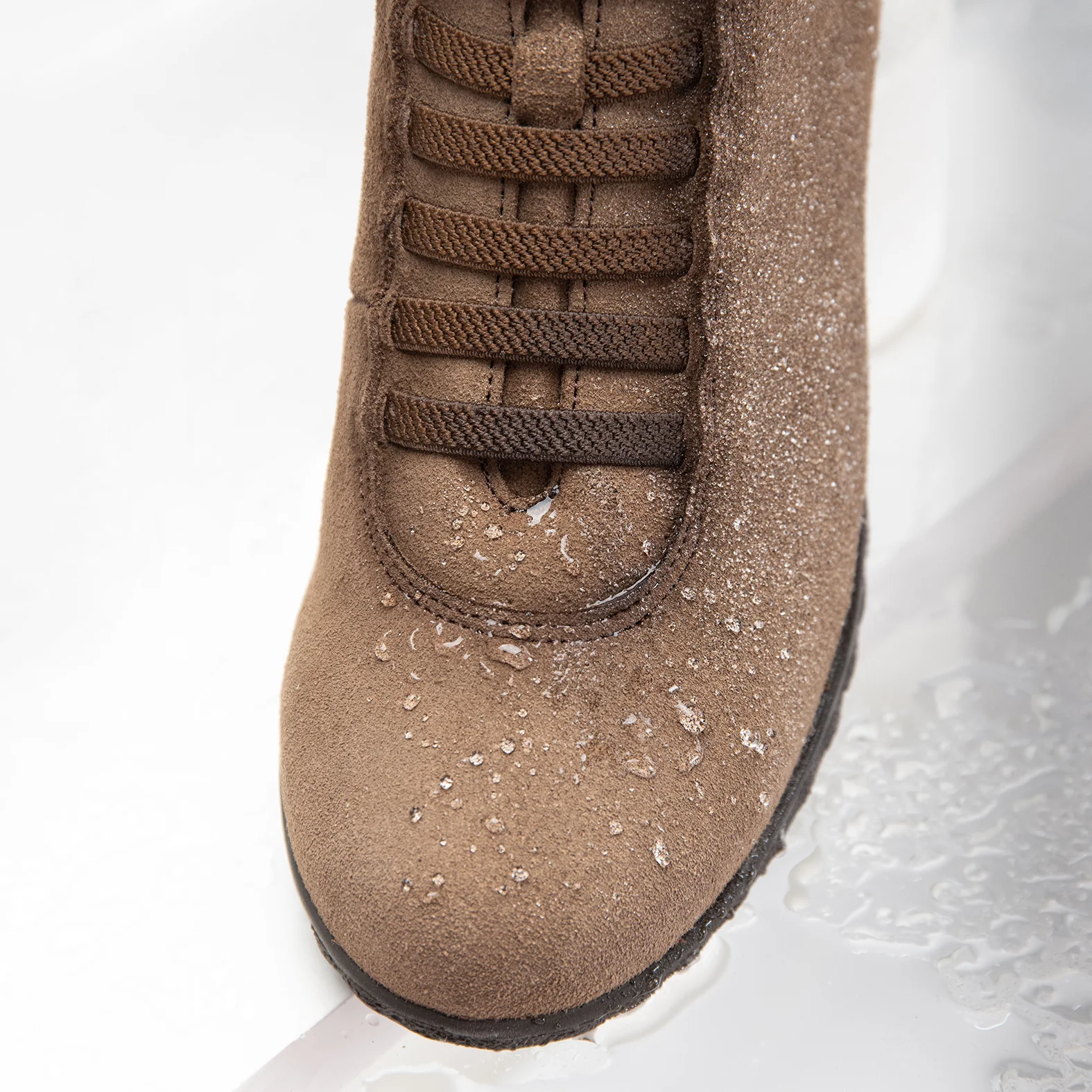 FLEXY - Zapatillas TAUPE abotinadas - Image 9