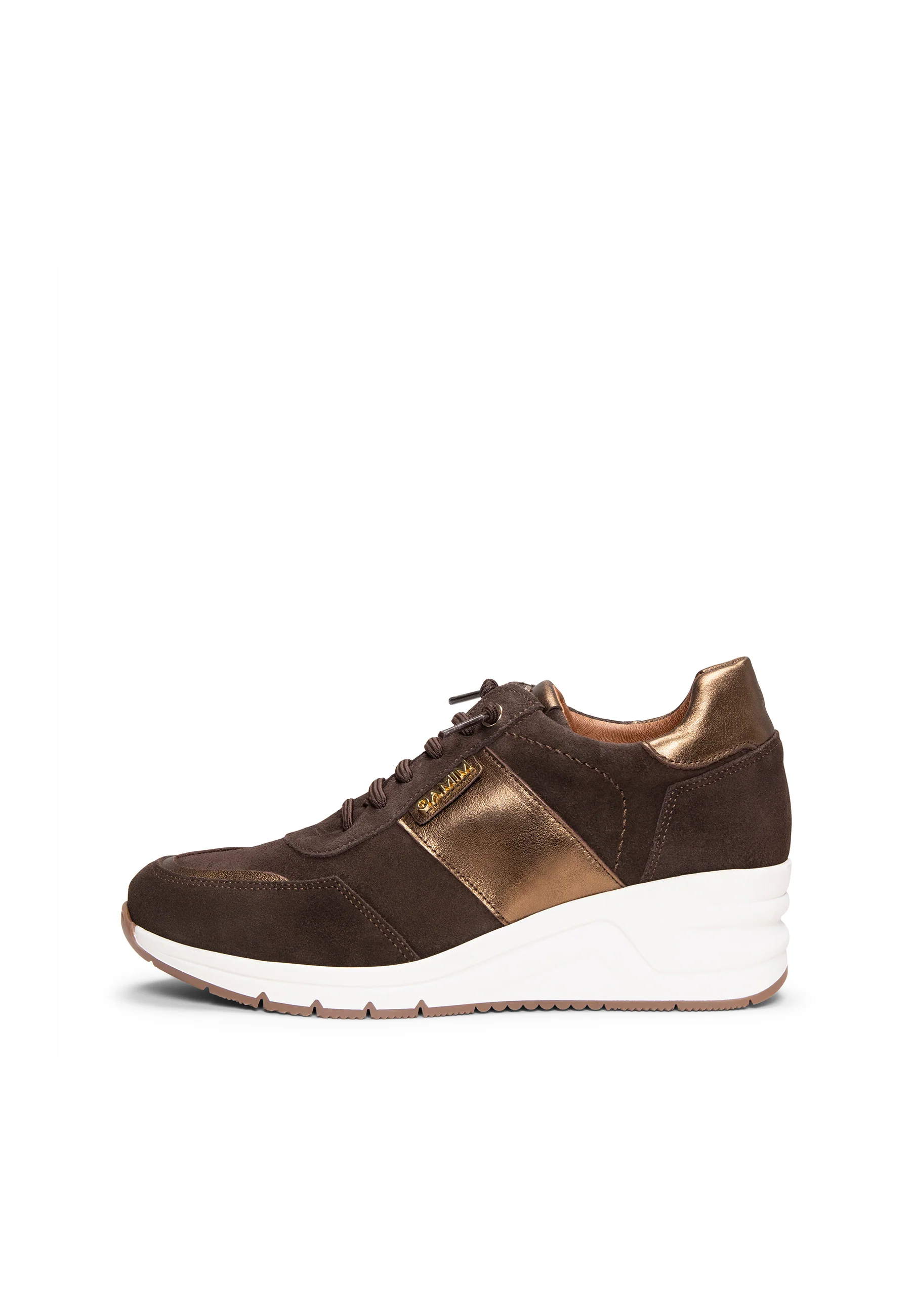 PAU - Zapatillas con cuña MARRON - Image 6