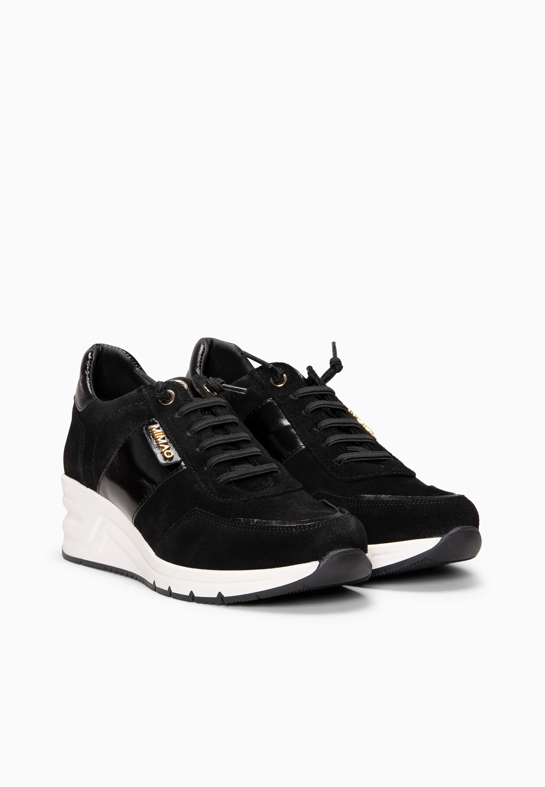 PAU - Zapatillas con cuña NEGRO - Image 7