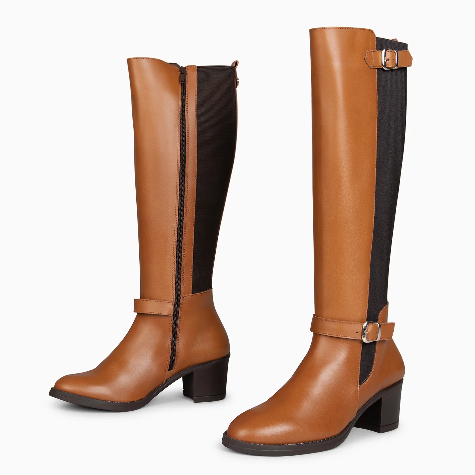 Sena - Botas de vestir con caña elástica CUERO - Image 4