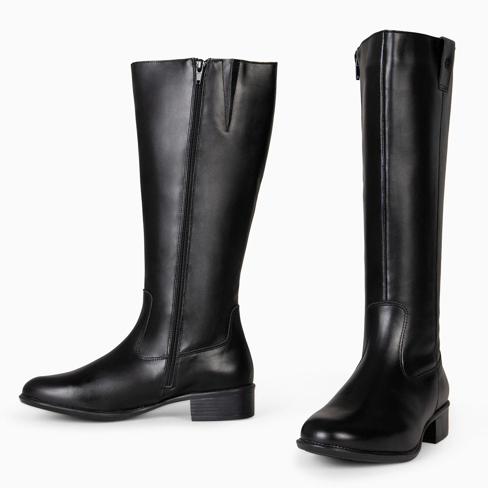 TEXAS - Botas de tacón bajo NEGRO NAPA - Image 5
