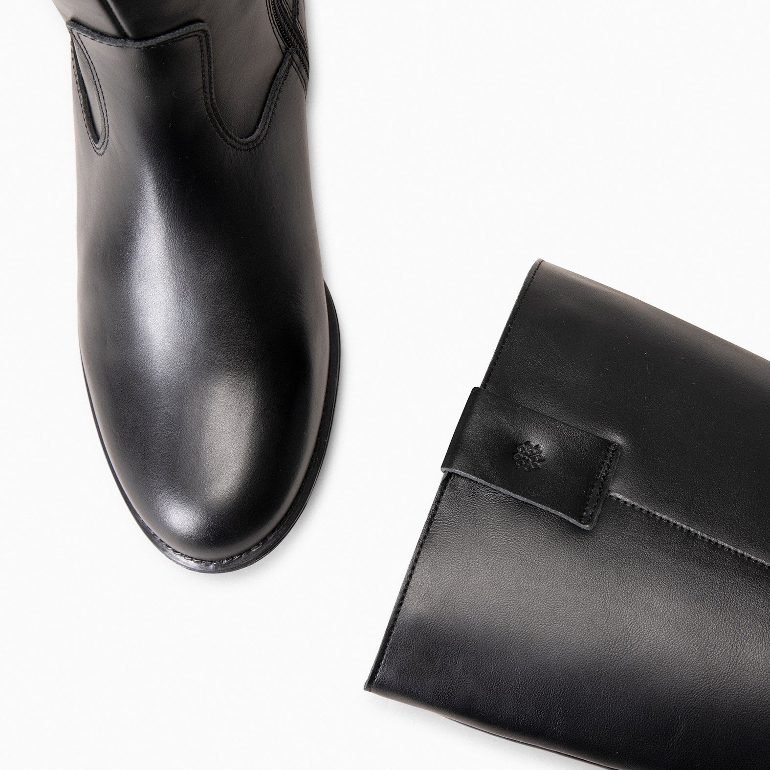 TEXAS - Botas de tacón bajo NEGRO NAPA - Image 6