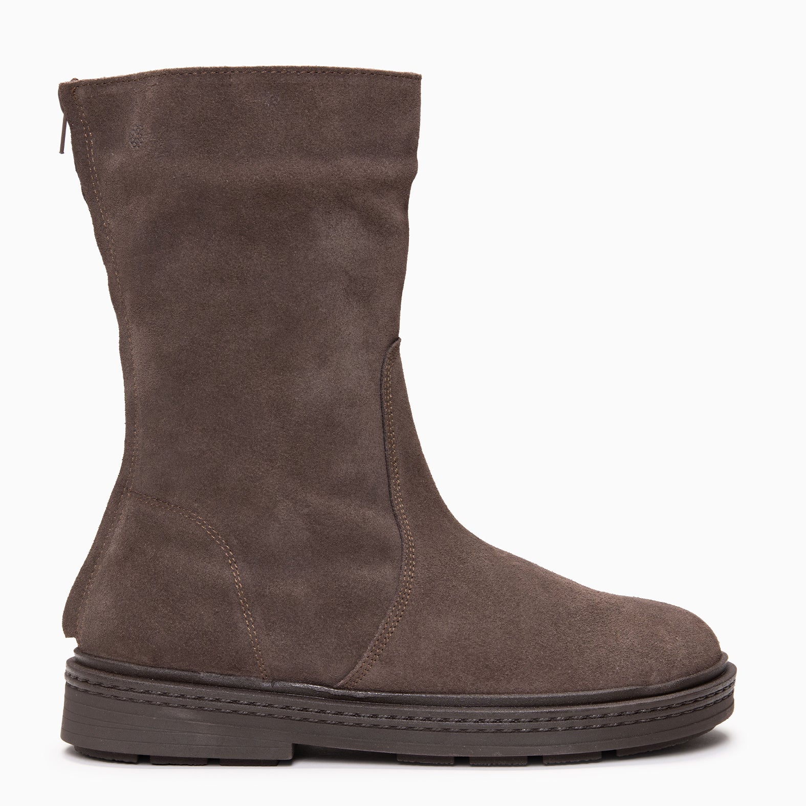 SNOW - Botines forrados de piel MARRON