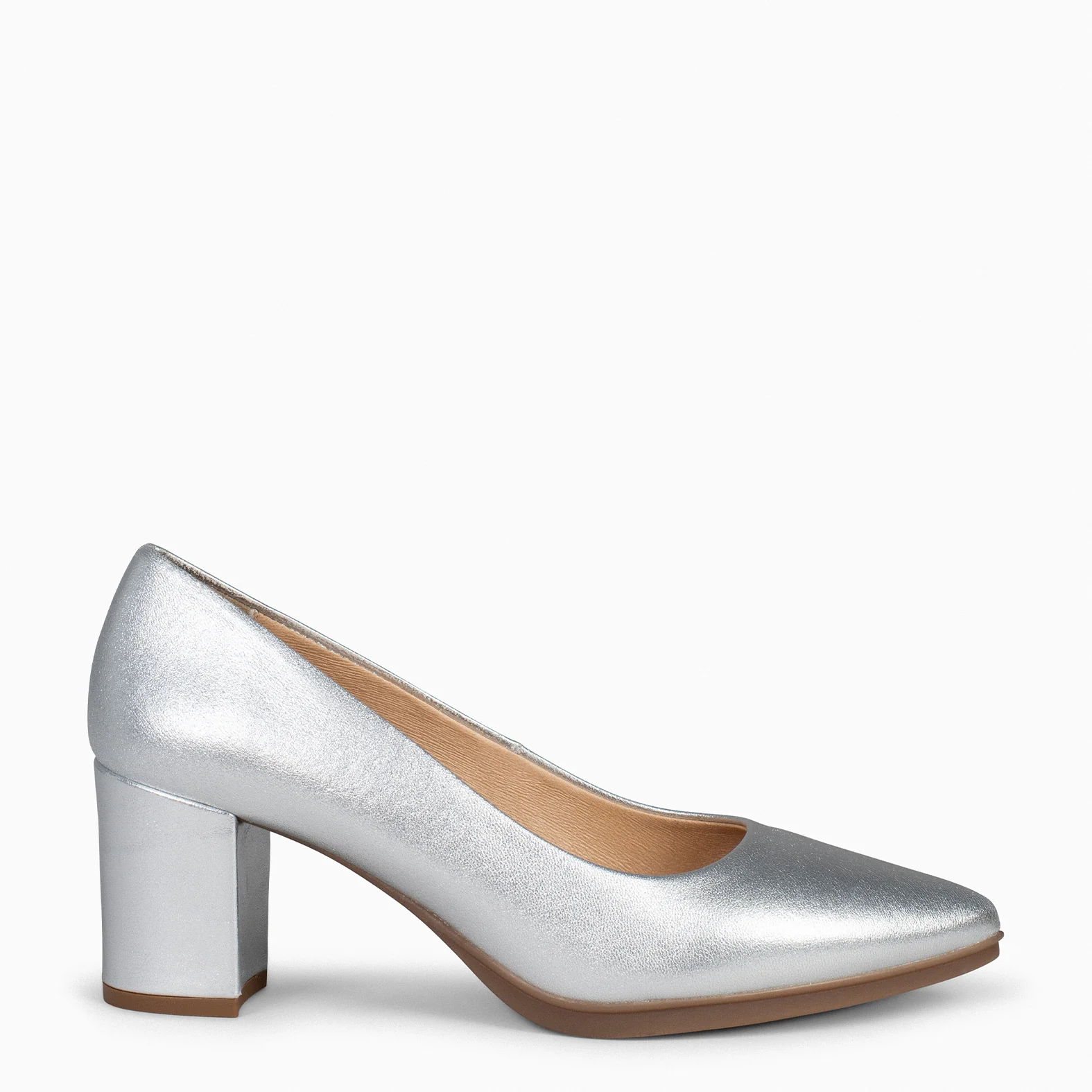 URBAN S SPLASH - Zapatos de tacón metalizados PLATA