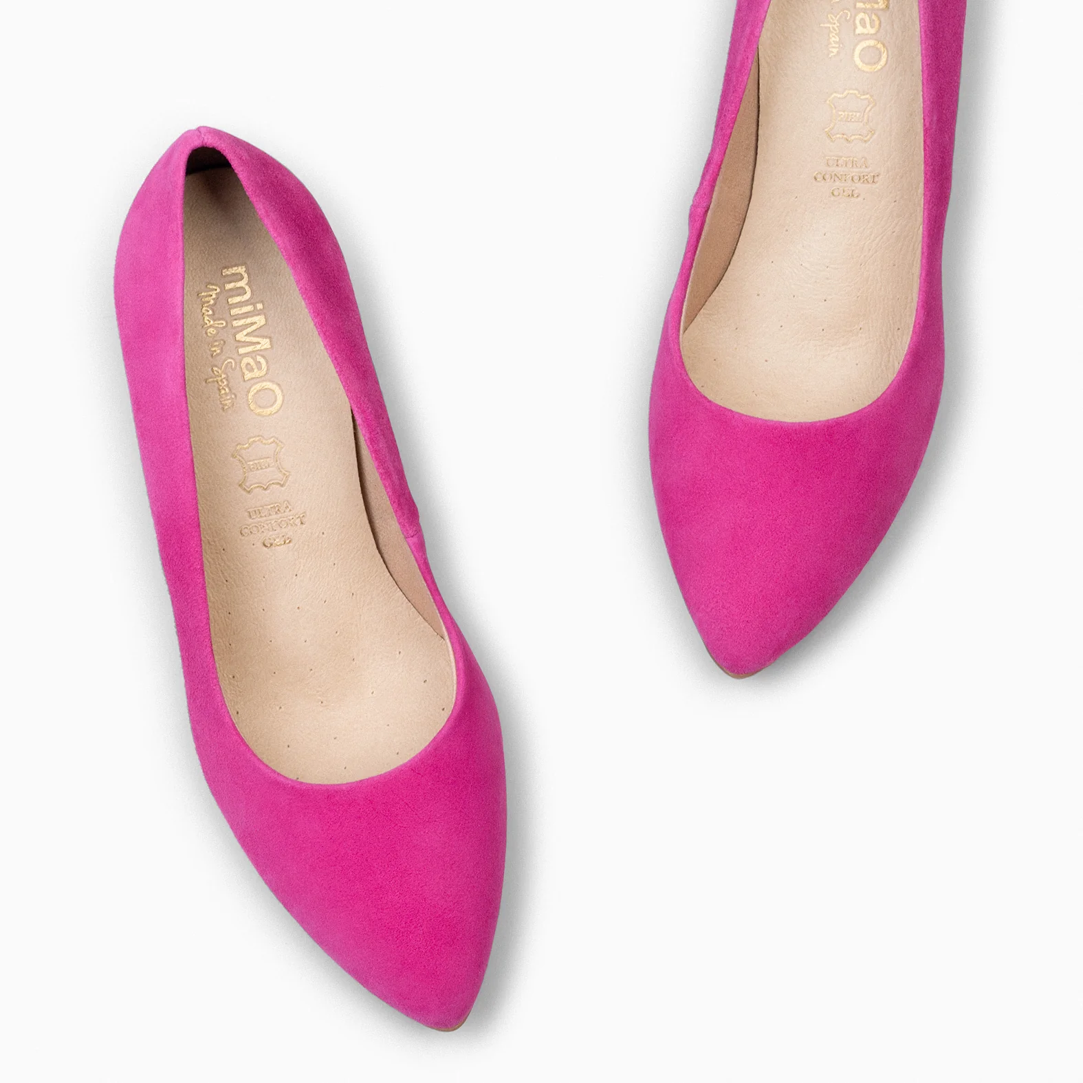 URBAN - Zapatos de tacón alto de ante FUCSIA - Image 4