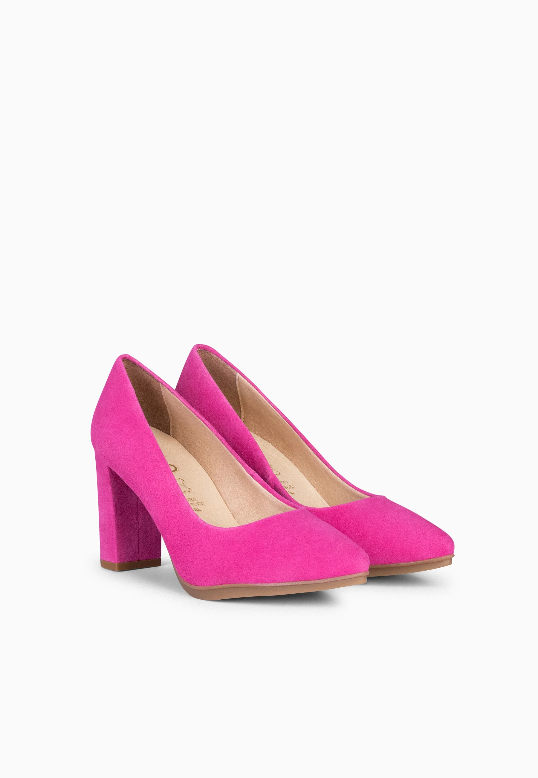 URBAN - Zapatos de tacón alto de ante FUCSIA - Image 7