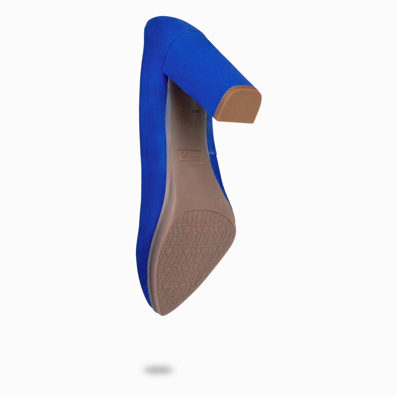 URBAN - Zapatos de tacón alto de ante AZUL ELÉCTRICO - Image 10