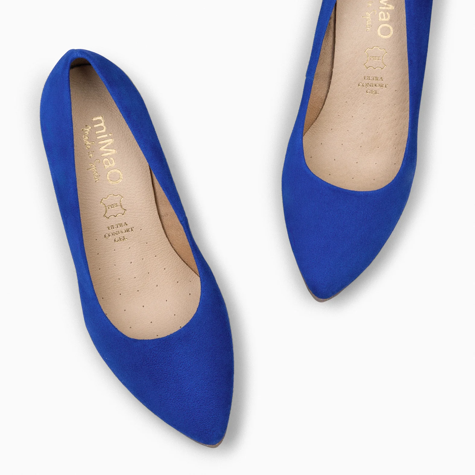 URBAN - Zapatos de tacón alto de ante AZUL ELÉCTRICO - Image 5