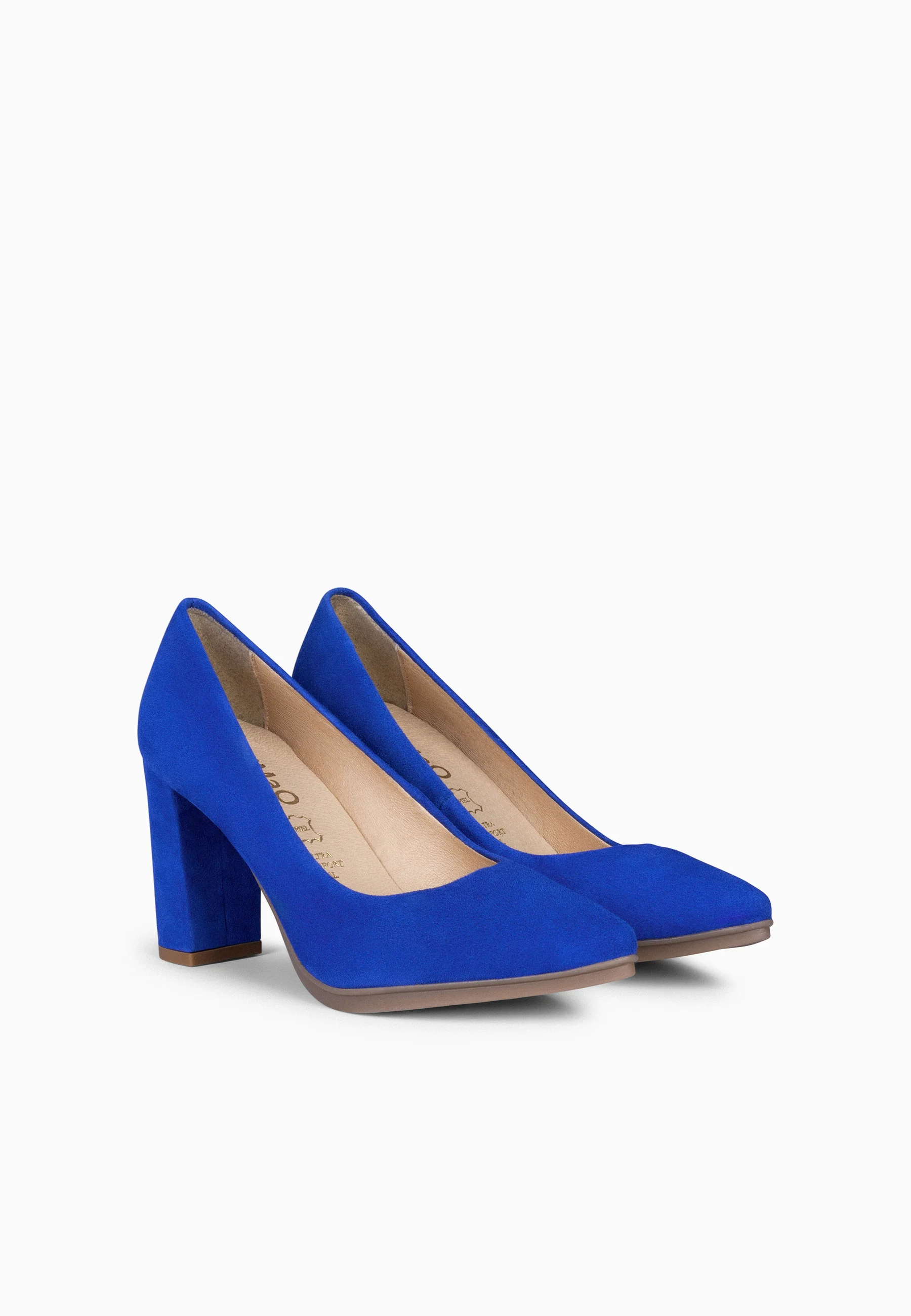 URBAN - Zapatos de tacón alto de ante AZUL ELÉCTRICO - Image 7