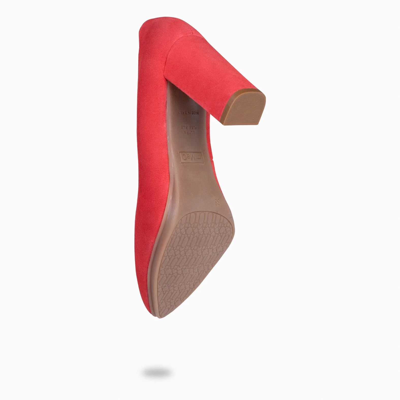 URBAN - Zapatos de tacón alto de ante ROJO - Image 10