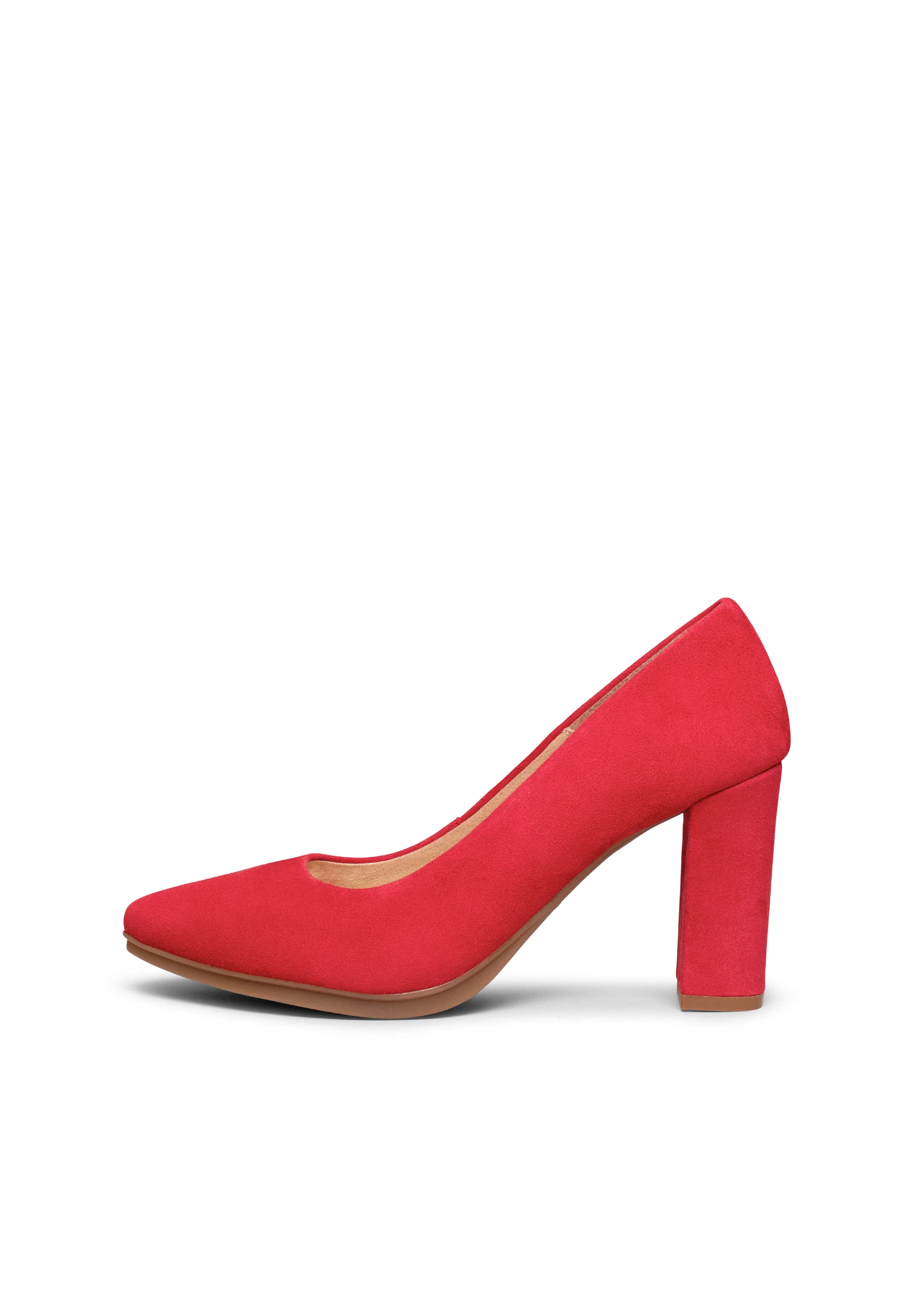 URBAN - Zapatos de tacón alto de ante ROJO - Image 6