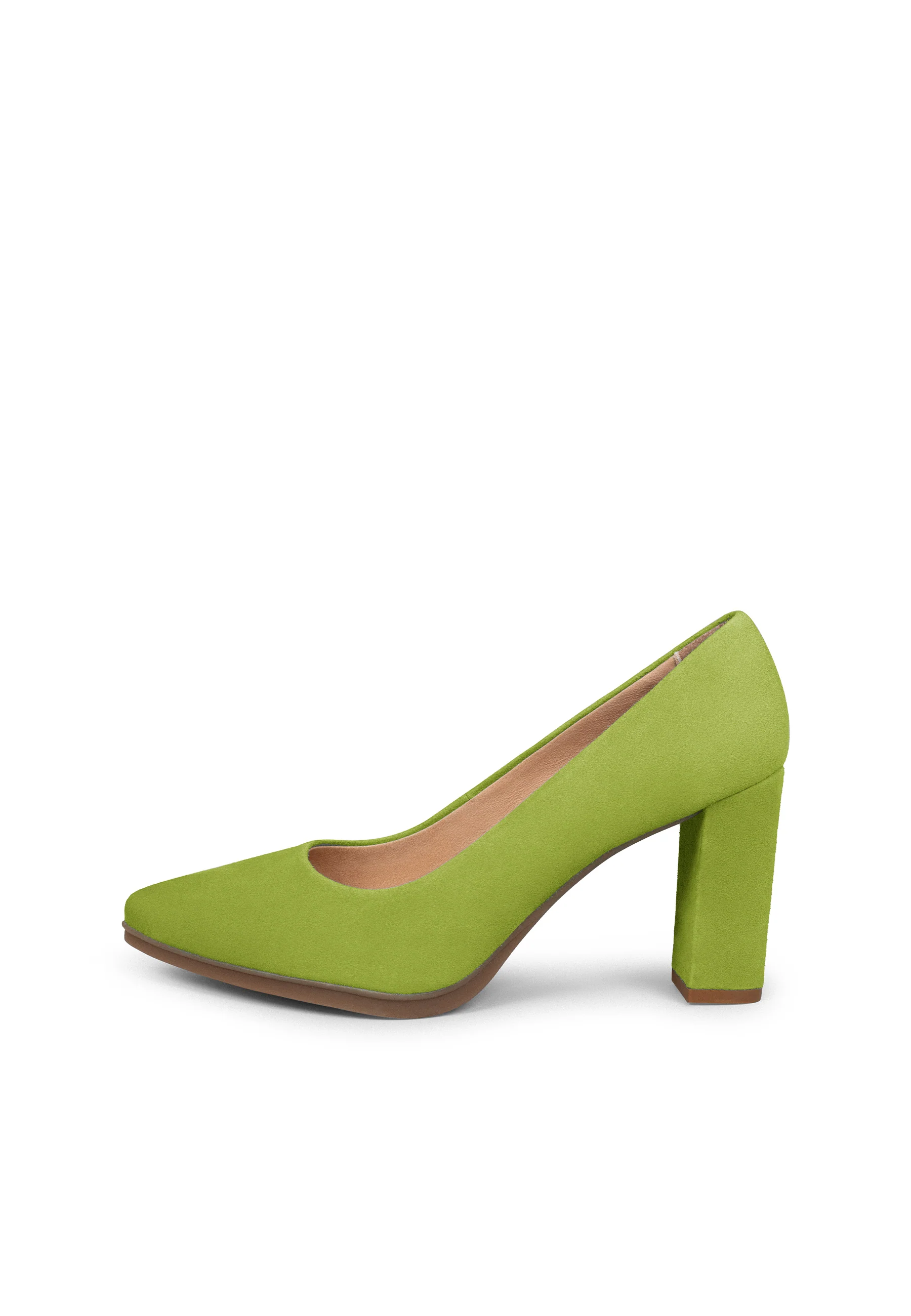 URBAN - Zapatos de tacón alto de ante VERDE PISTACHO - Image 6