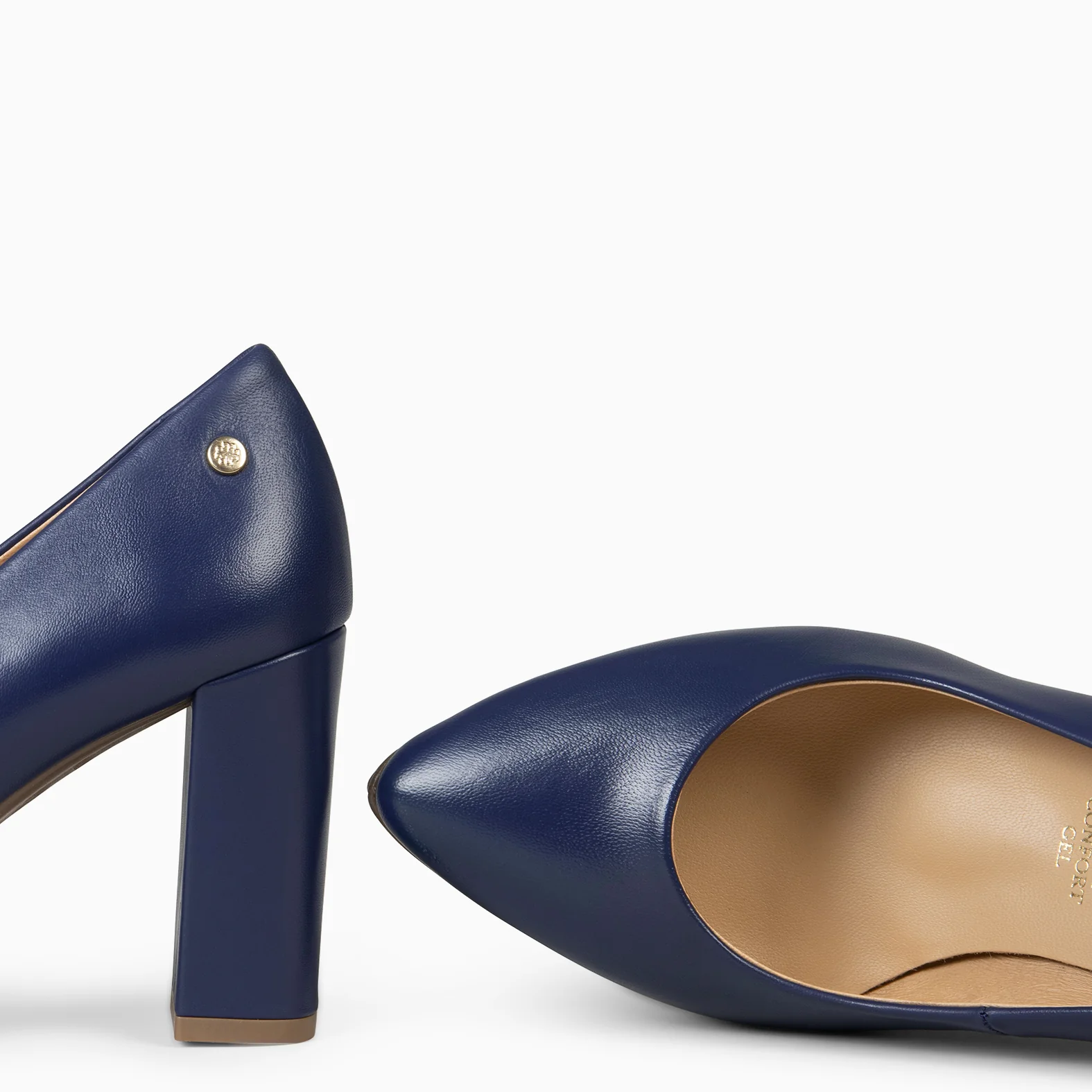 URBAN SALÓN - Zapatos de tacón alto de napa AZUL - Image 5