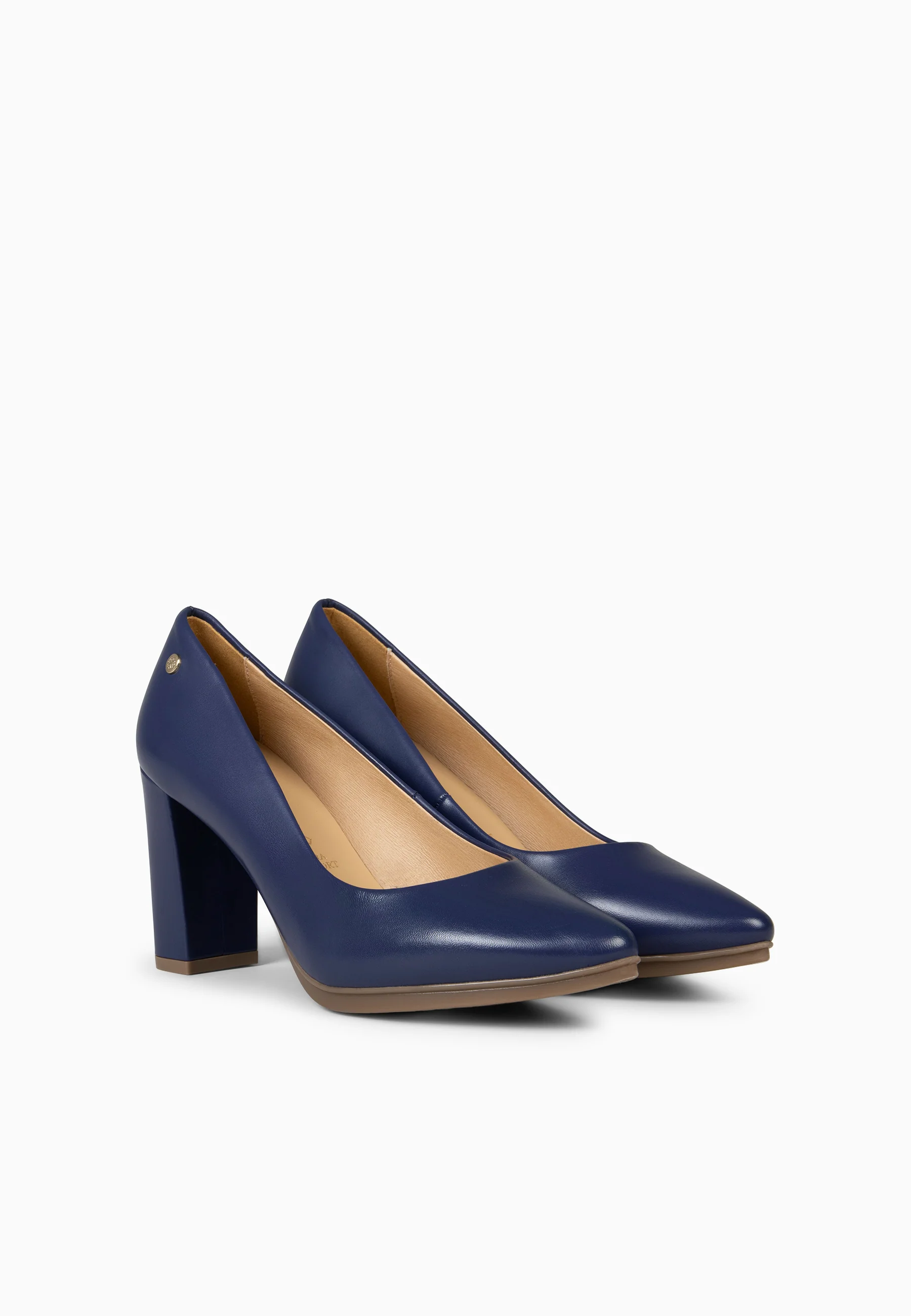 URBAN SALÓN - Zapatos de tacón alto de napa AZUL - Image 7