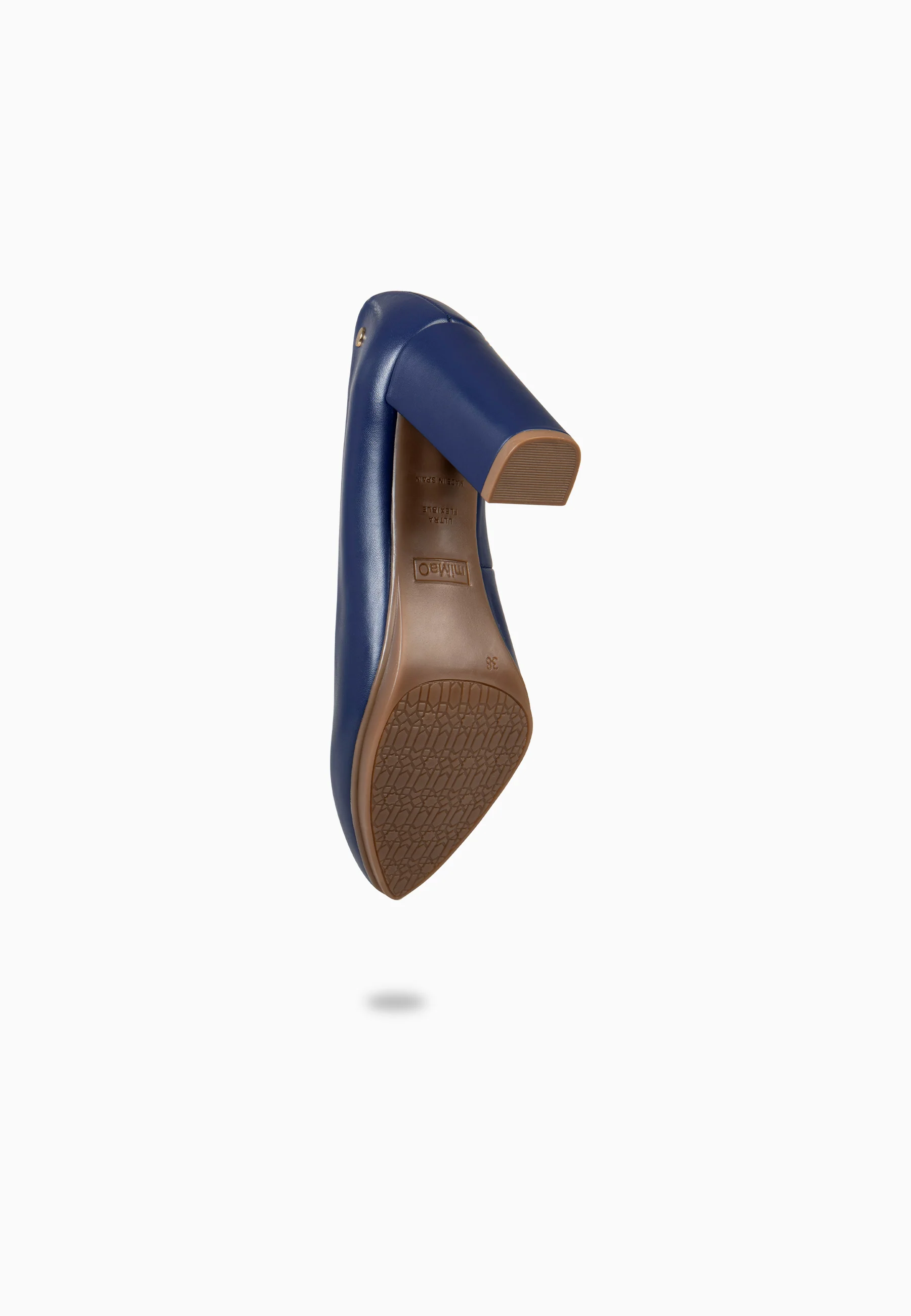 URBAN SALÓN - Zapatos de tacón alto de napa AZUL - Image 8
