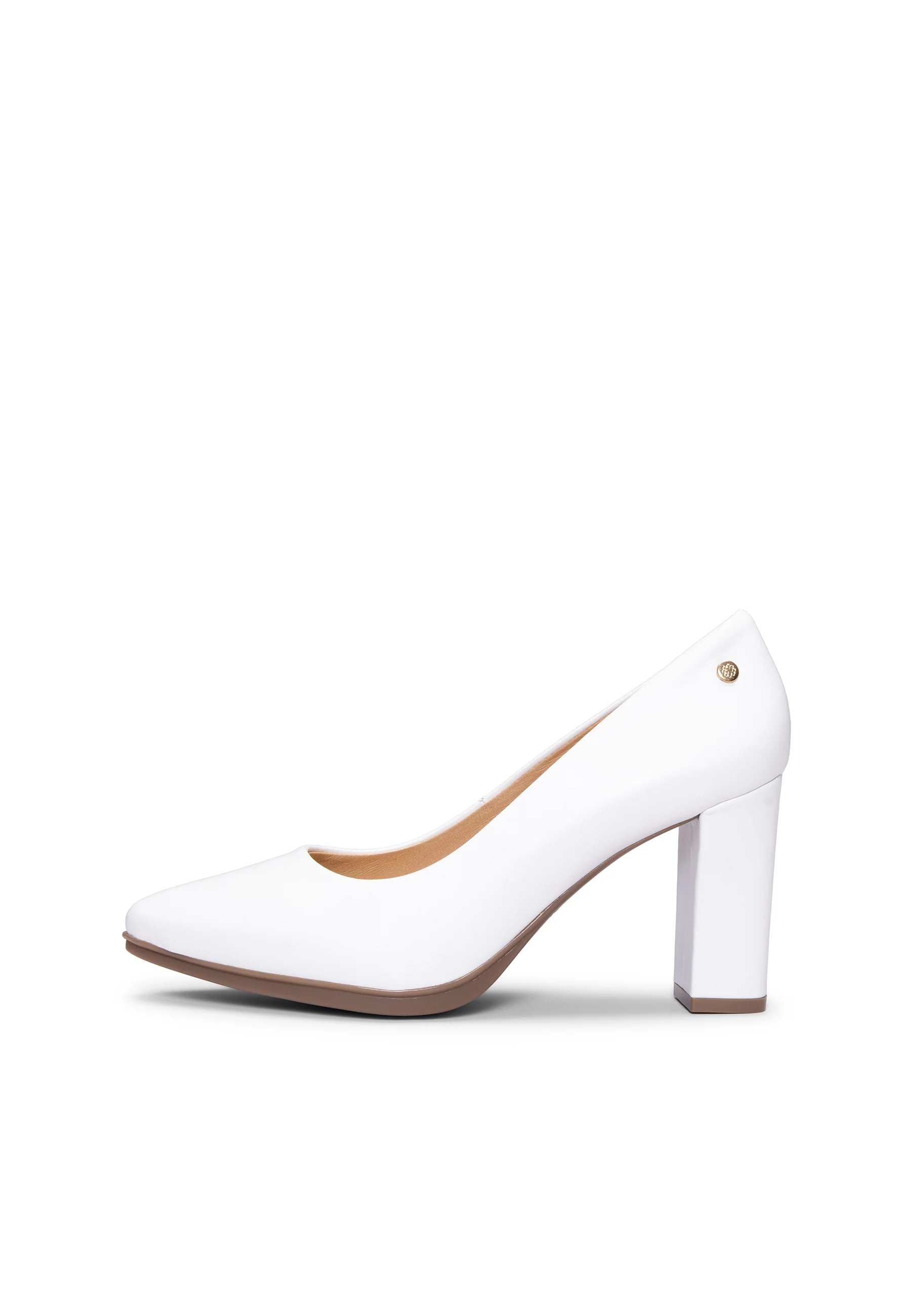 URBAN SALÓN - Zapatos de tacón alto de napa BLANCO - Image 8