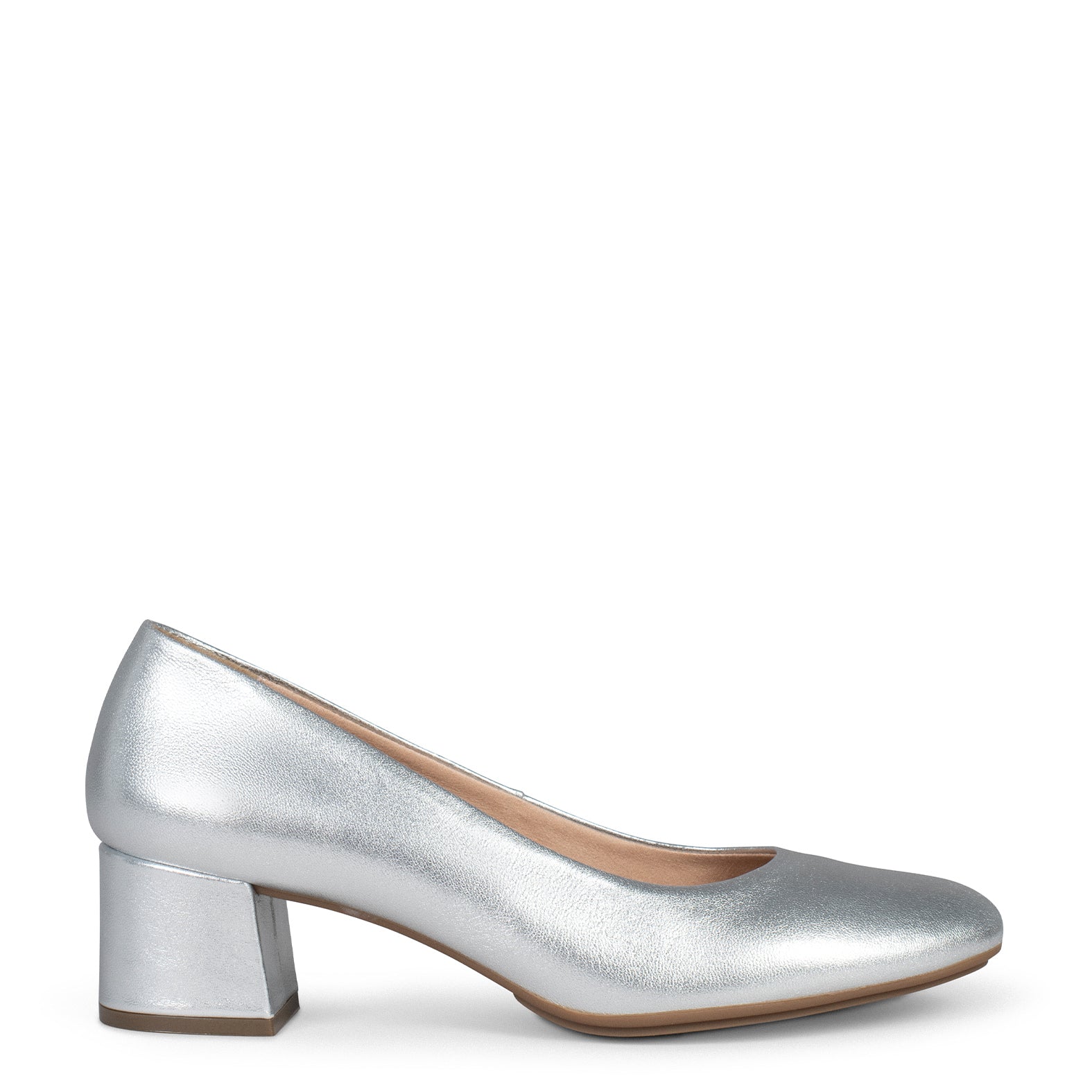 URBAN REDONDO SPLASH - Zapatos de tacón bajo PLATA - Image 3