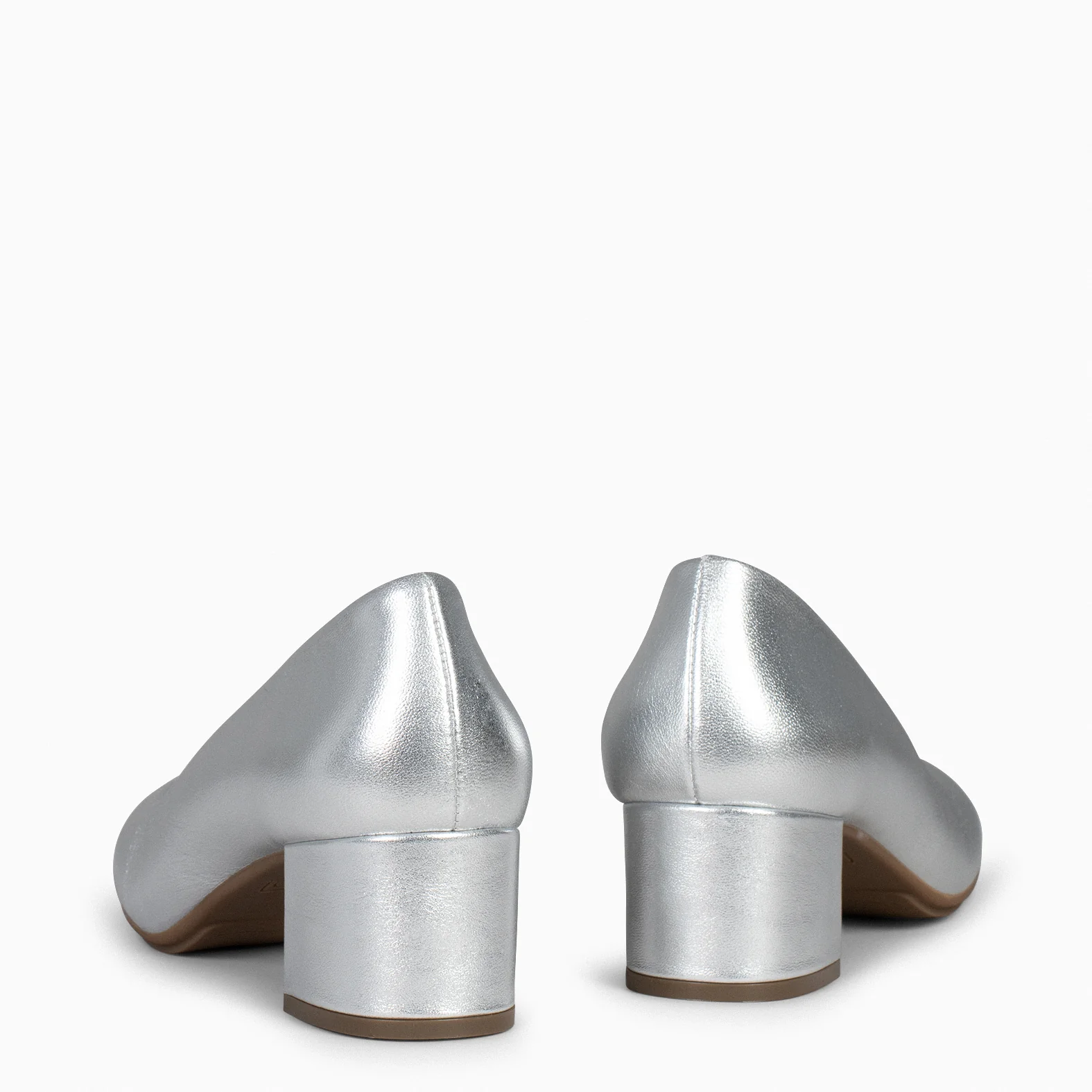 URBAN REDONDO SPLASH - Zapatos de tacón bajo PLATA - Image 9