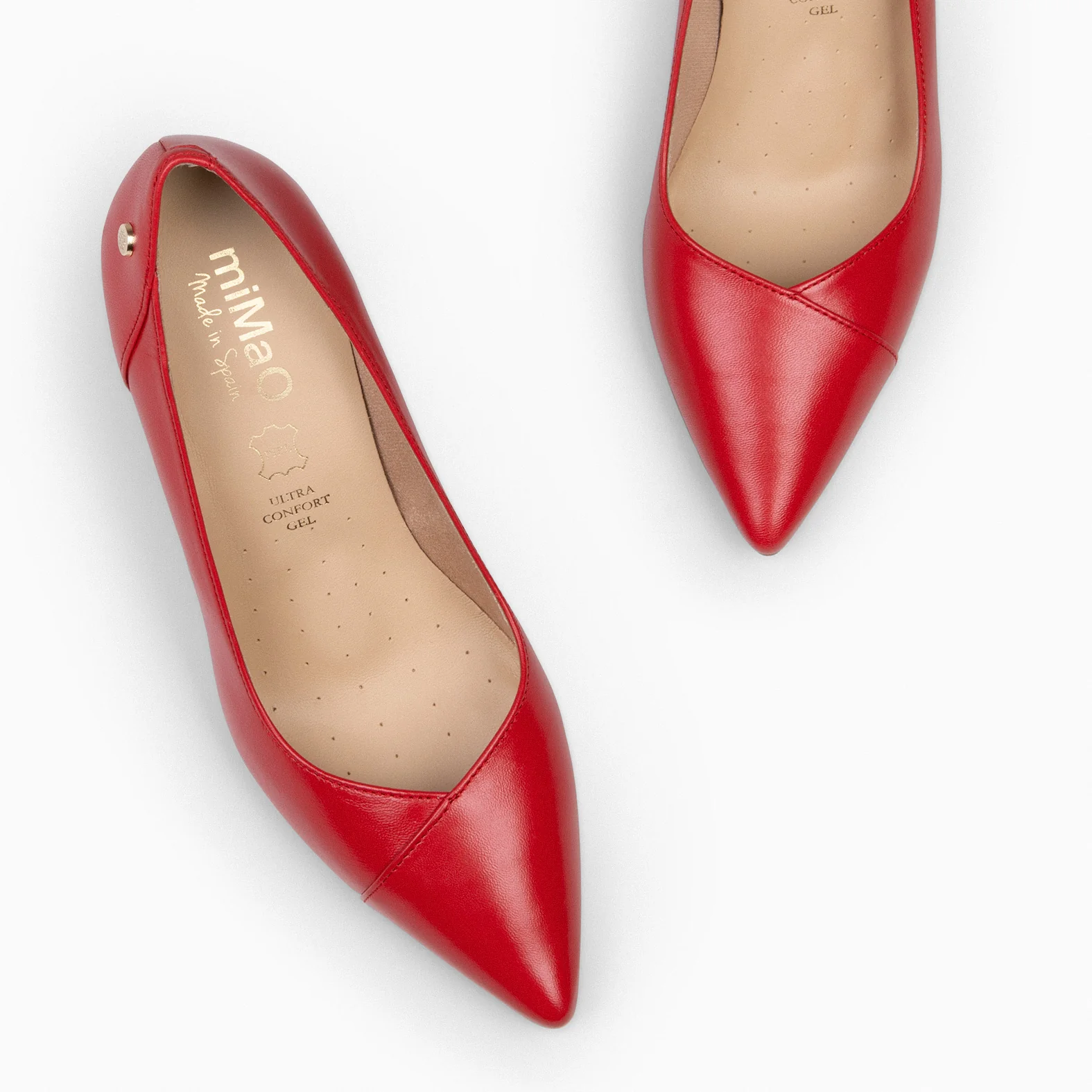 GLAM - Zapatos elegantes de tacón alto ROJO - Image 6