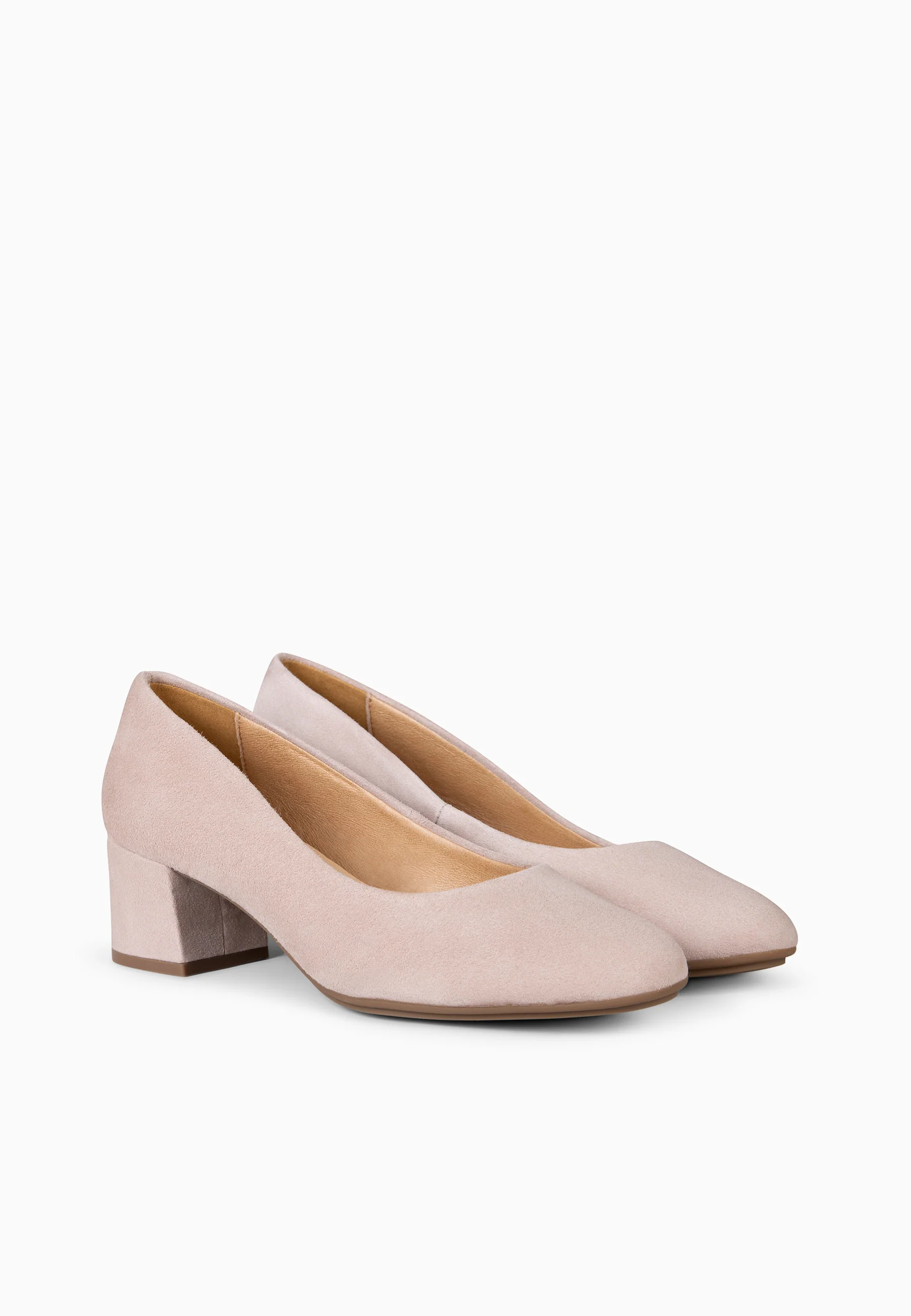 URBAN REDONDO - Zapatos de tacón bajo de ante ROSA CLARO - Image 7