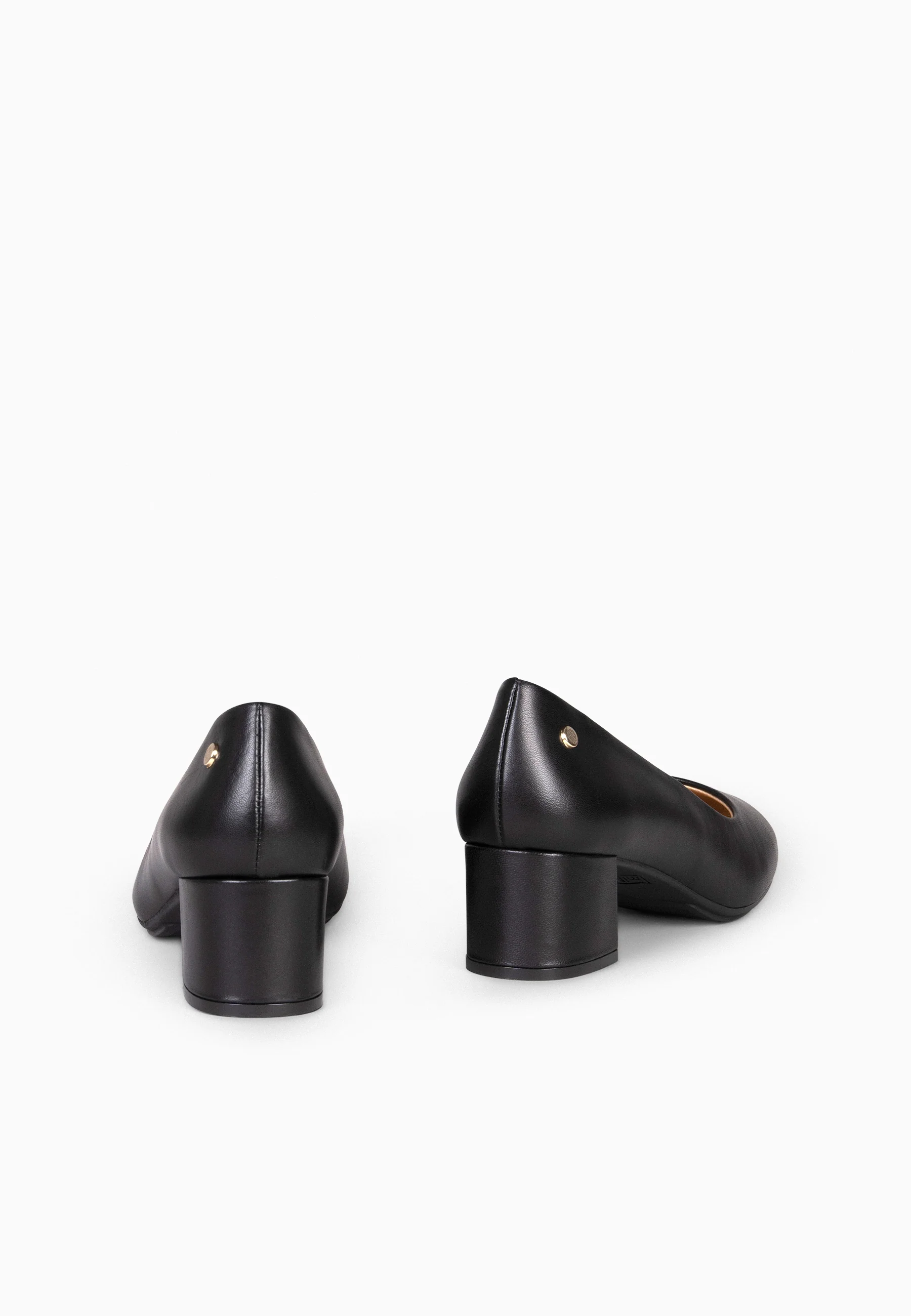 URBAN REDONDO SALÓN - Zapatos de tacón bajo de napa NEGRO - Image 8