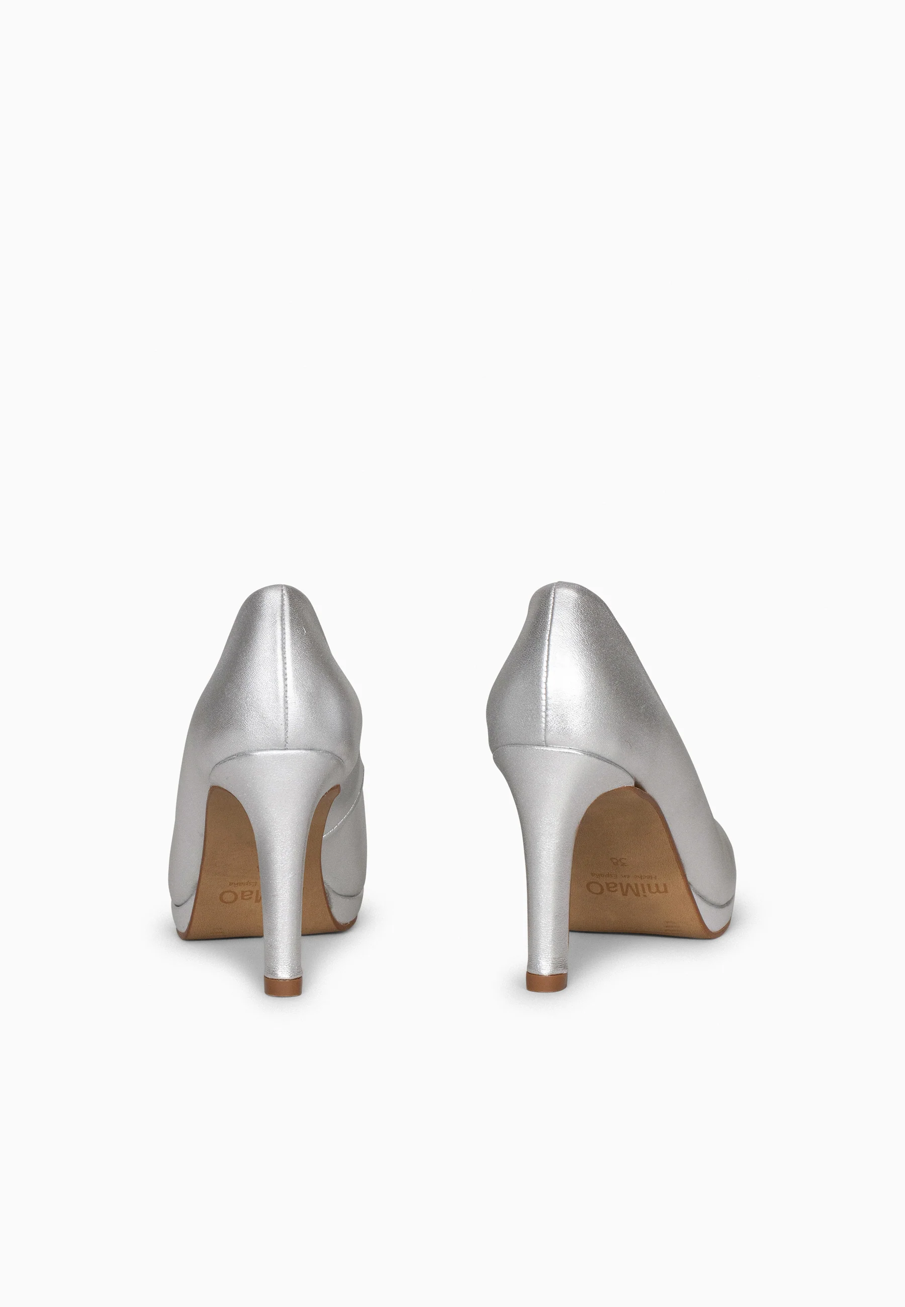 PLATAFORMA - Zapatos de tacón alto y plataforma PLATA - Image 8