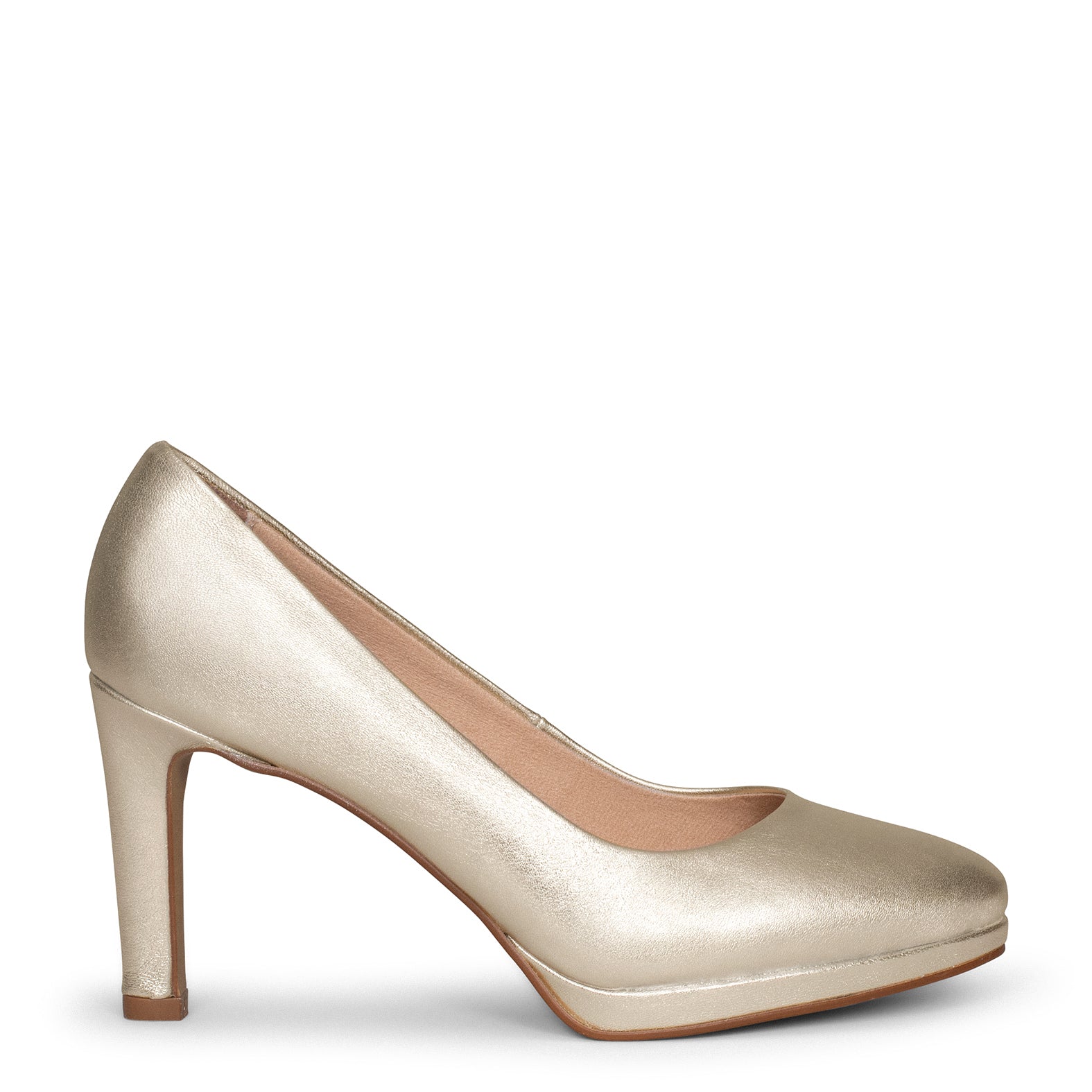 PLATAFORMA - Zapatos de tacón alto y plataforma PLATINO - Image 3