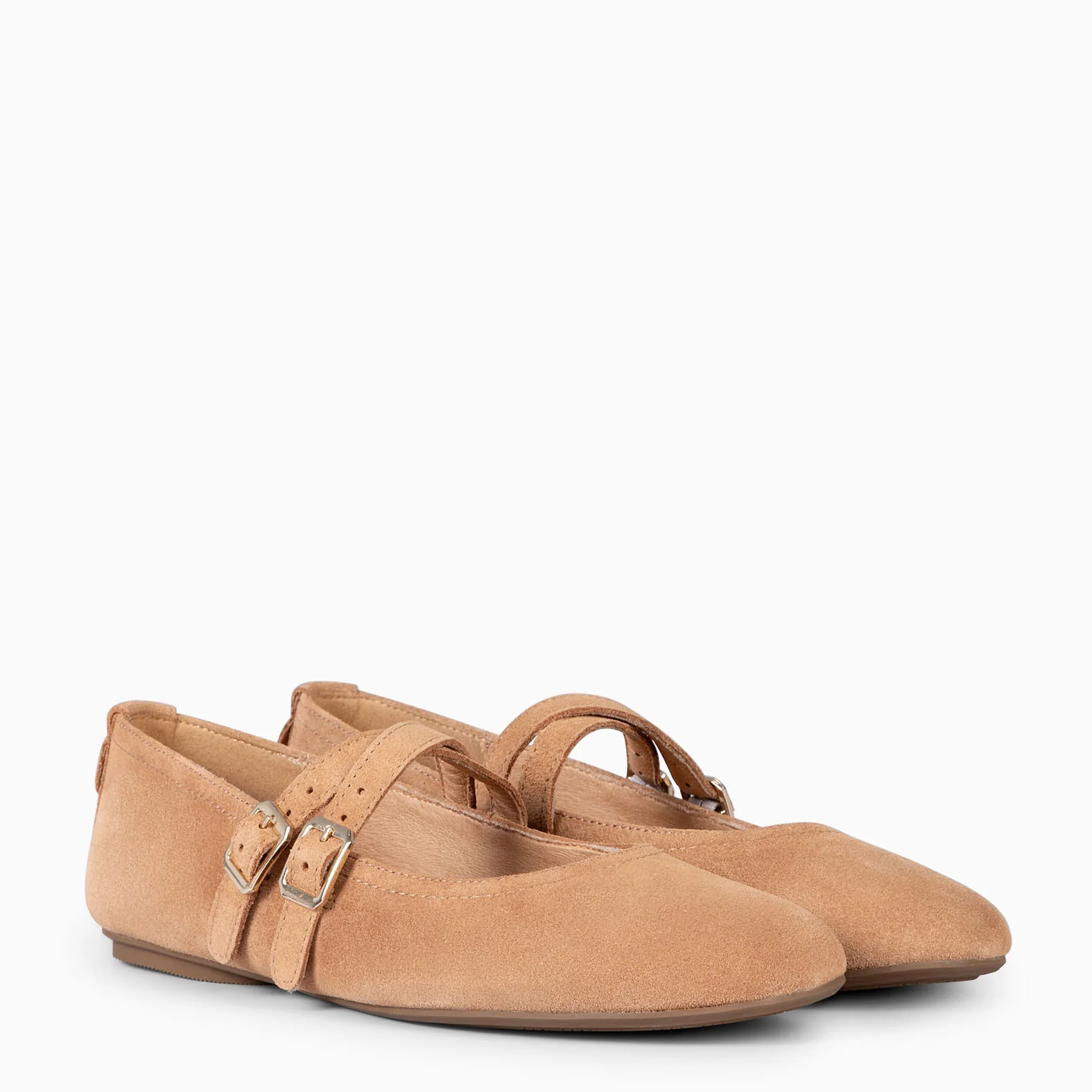AMAPOLA - BAILARINA PLANA BARESOFT CAMEL - Image 2