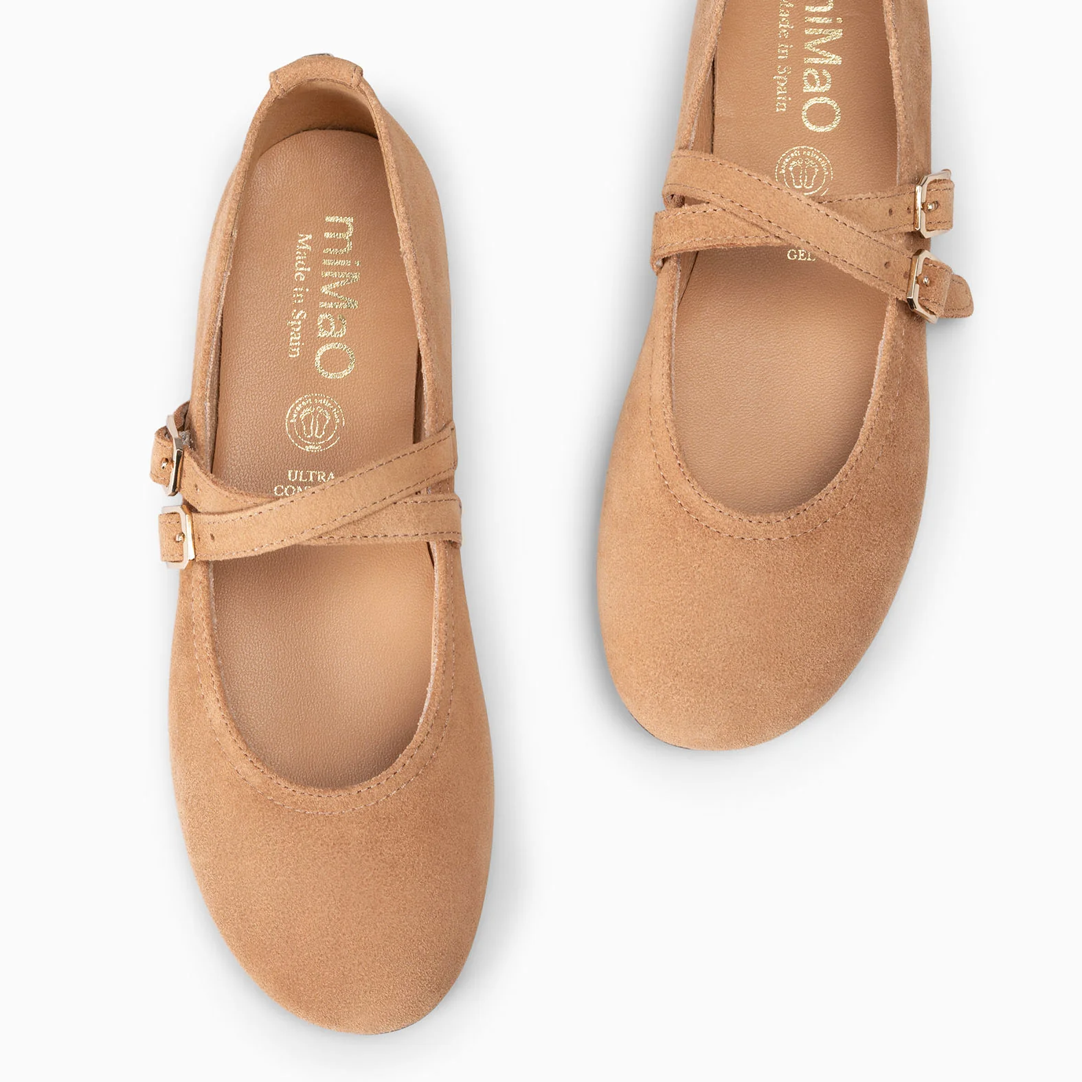 AMAPOLA - BAILARINA PLANA BARESOFT CAMEL - Image 4