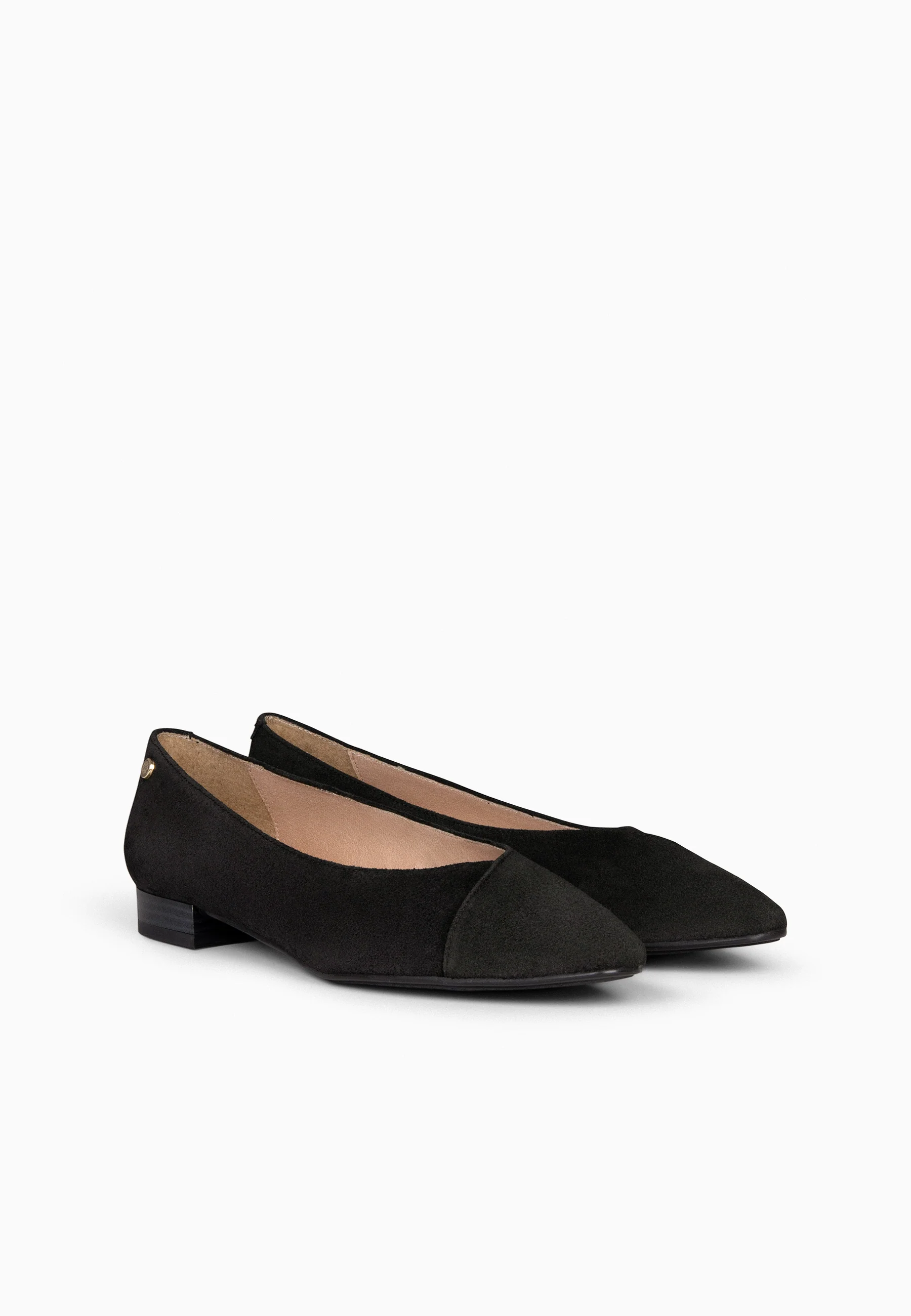 MARIE - Zapatos de tacón Bajo de punta fina NEGRO - Image 7