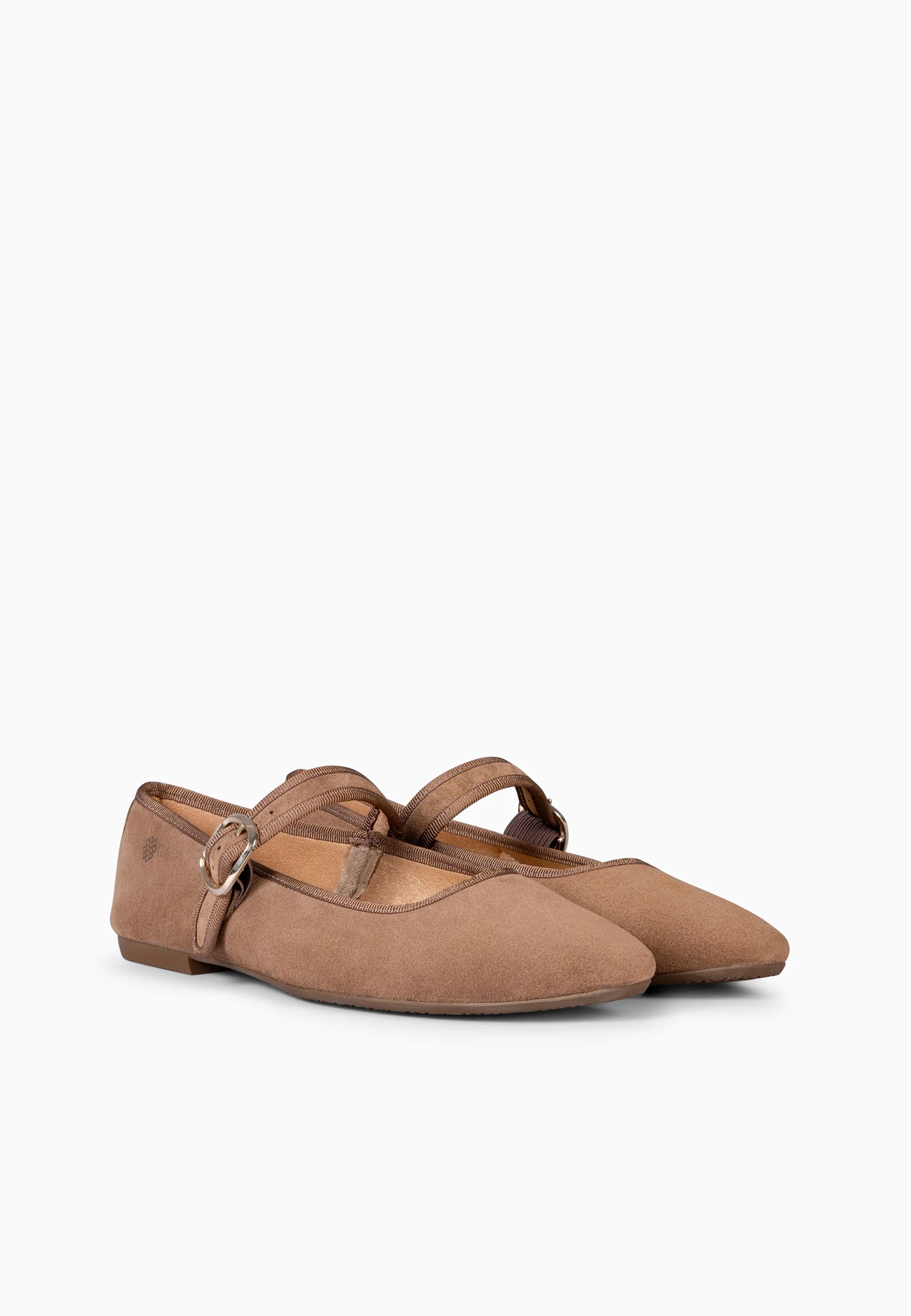 CLARA - Mercedita con puntera cuadrada TAUPE - Image 7