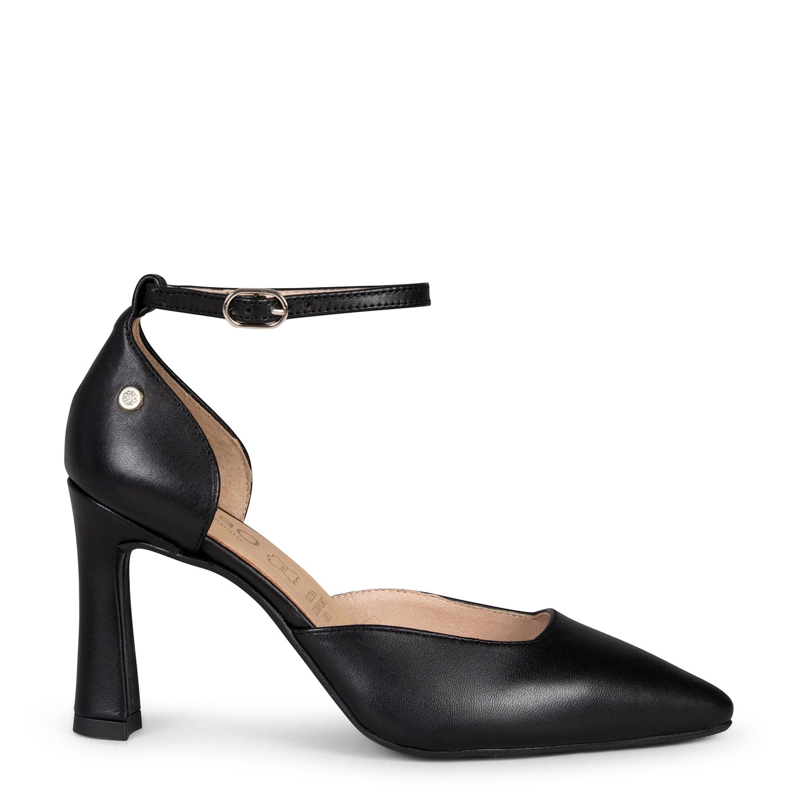 AINHOA - Zapato de tacón punta fina NEGRO - Image 3
