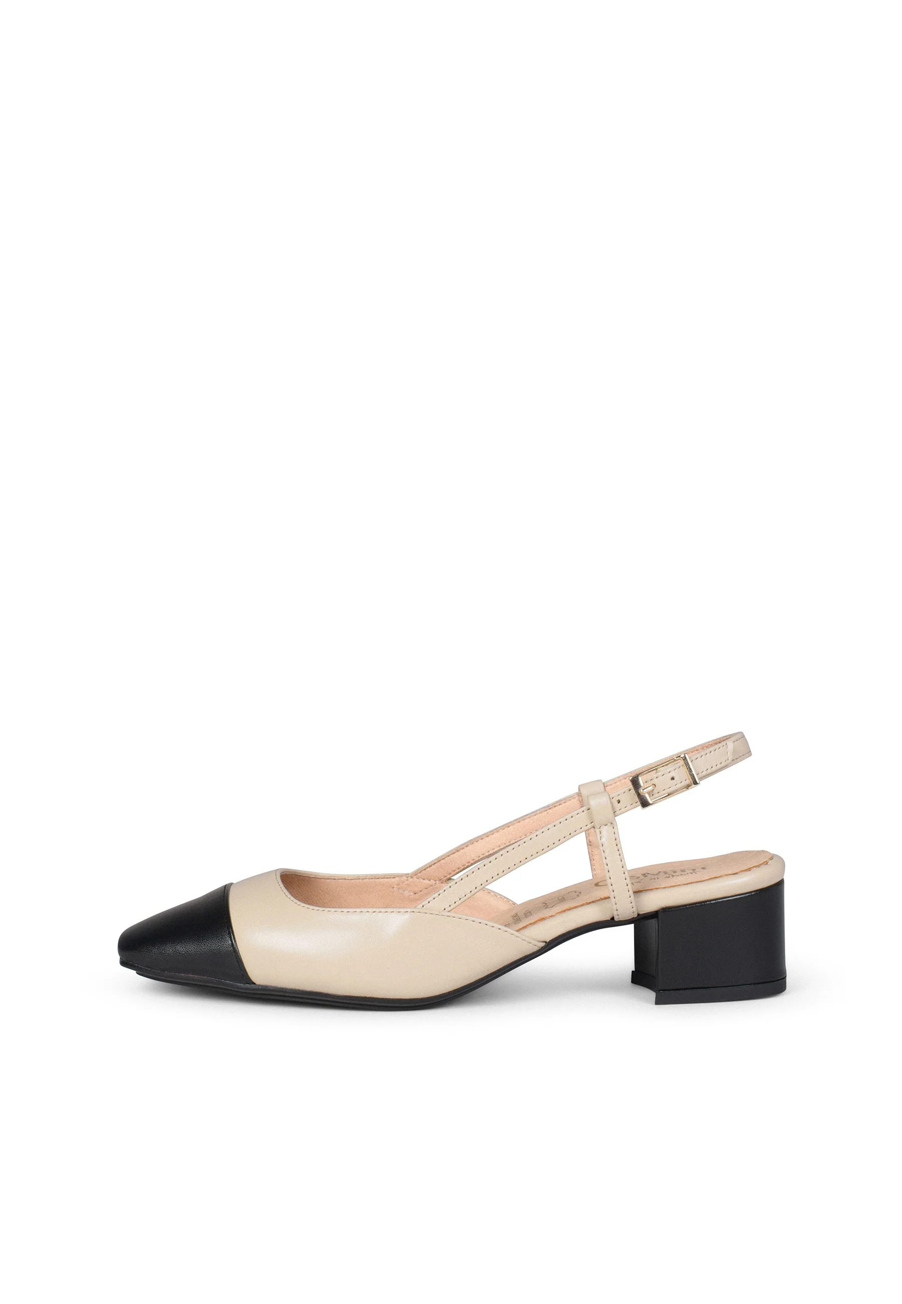 AUDREY - Zapatos destalonados con puntera BEIGE - Image 6