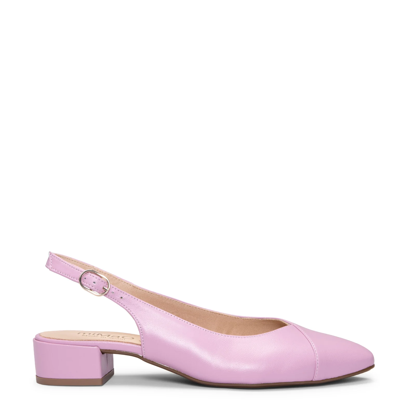 MARTINA - Zapatos Destalonados con puntera cruzada MALVA - Image 3