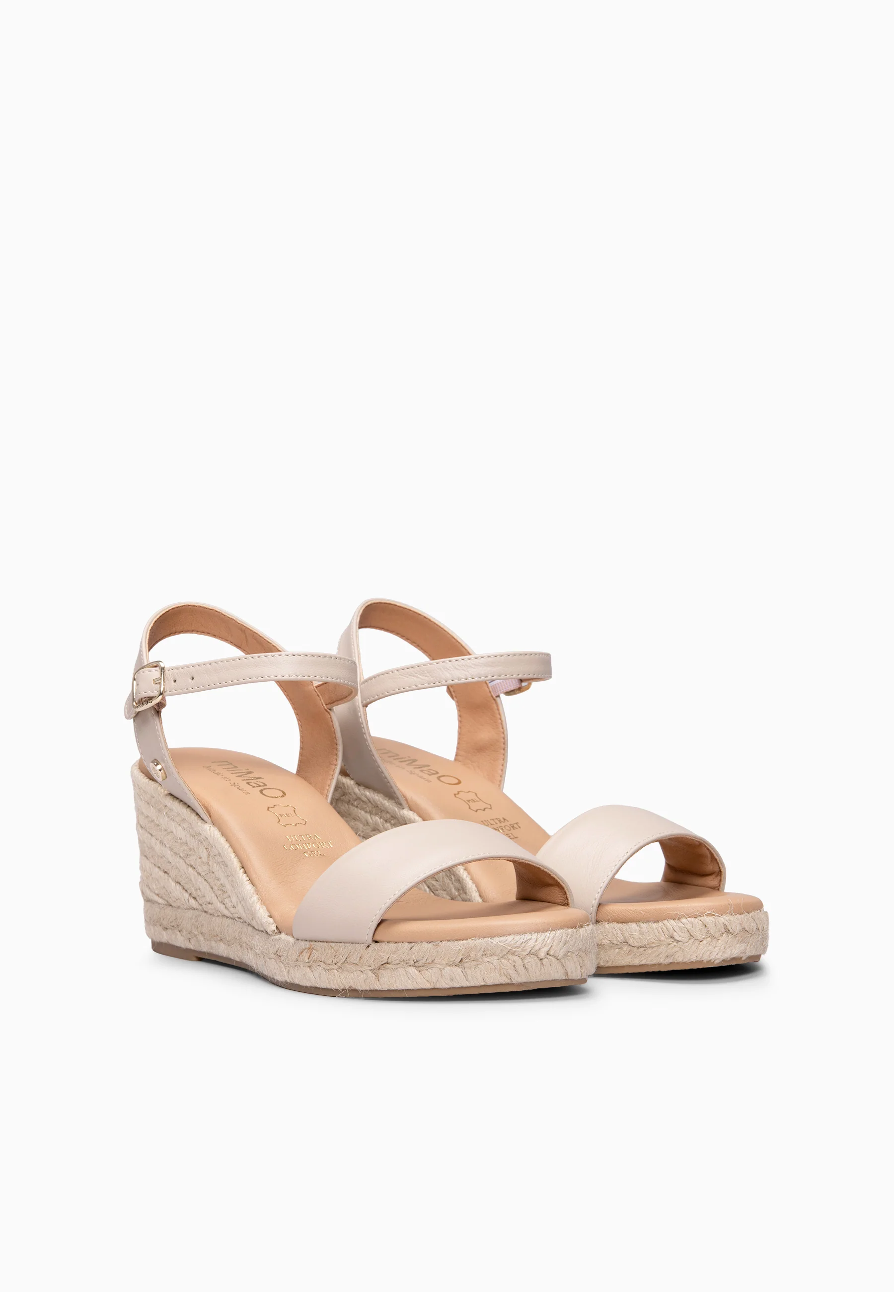 ADRA - Cuñas de esparto abiertas BEIGE - Image 7