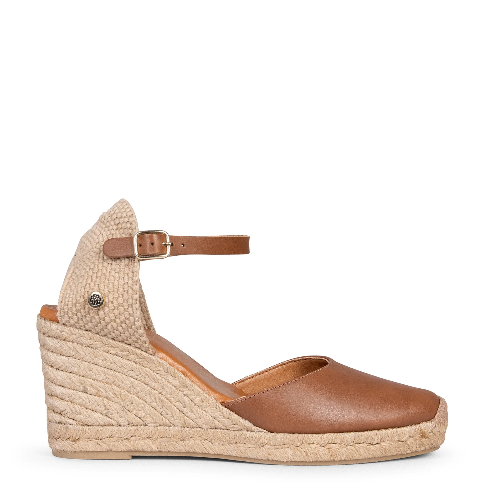 GIO - Cuñas de esparto altas CUERO - Image 3